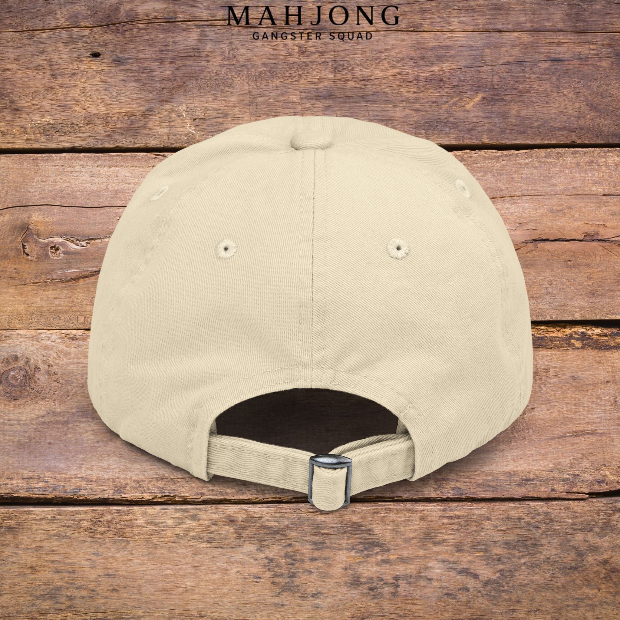 Mahjong 'Respect the Tiles' Distressed Cap — Edgy Player Hat