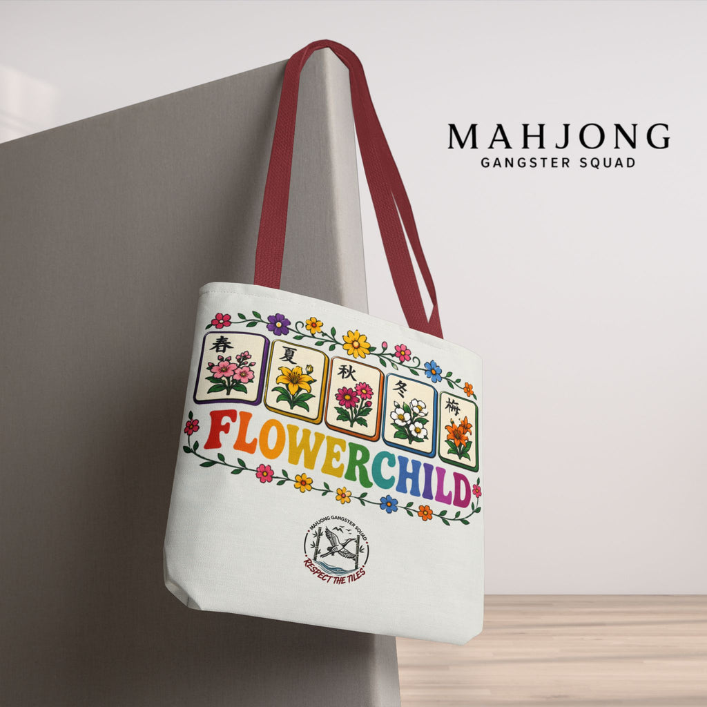 MahJong Gangster Squad - "Flower Child" Tote Bag