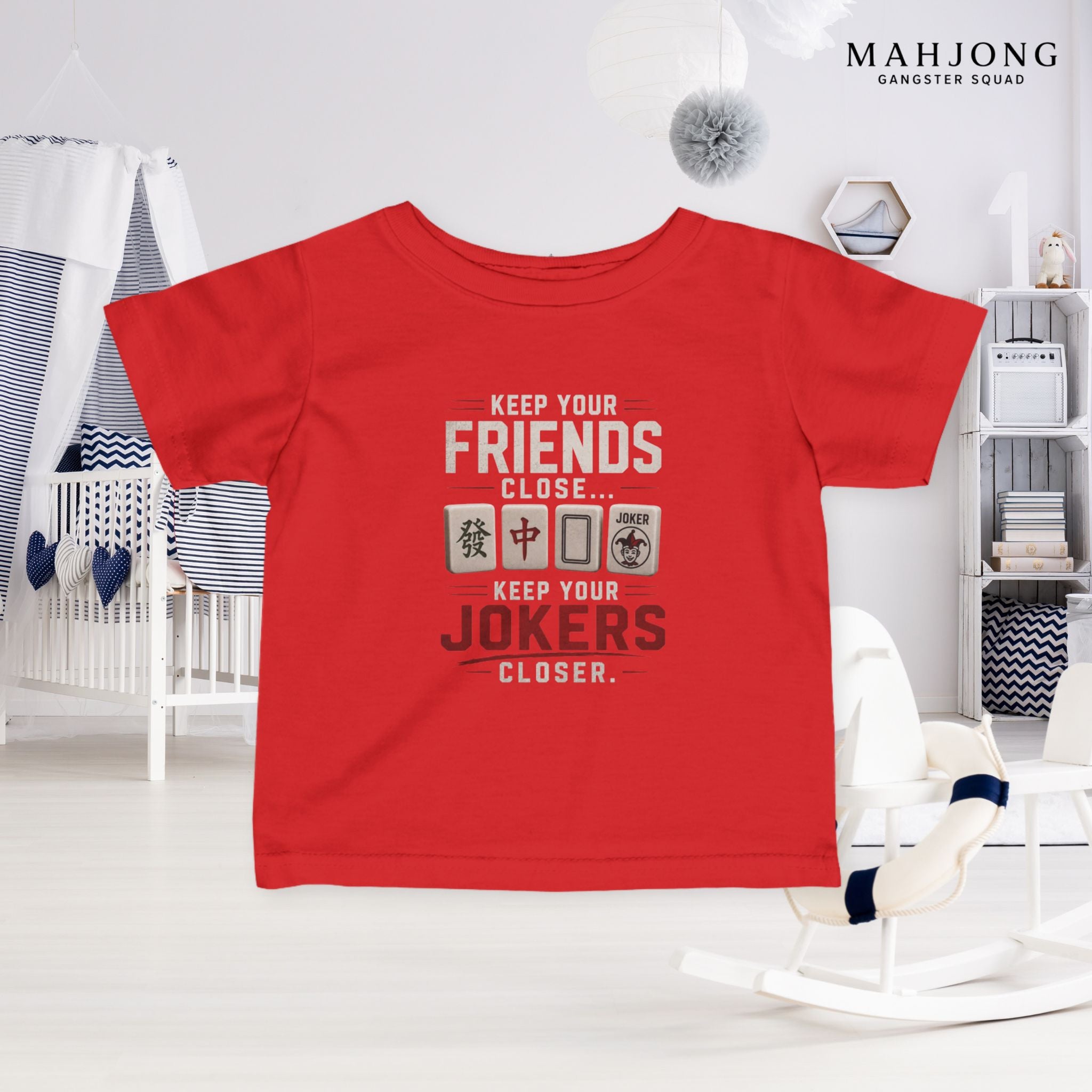 Mahjong Gangster Squad — ''Friends Close" Infant Tee