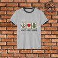 Mahjong Gangster Squad - "Peace Love Bamboo" Graphic Ring Tee