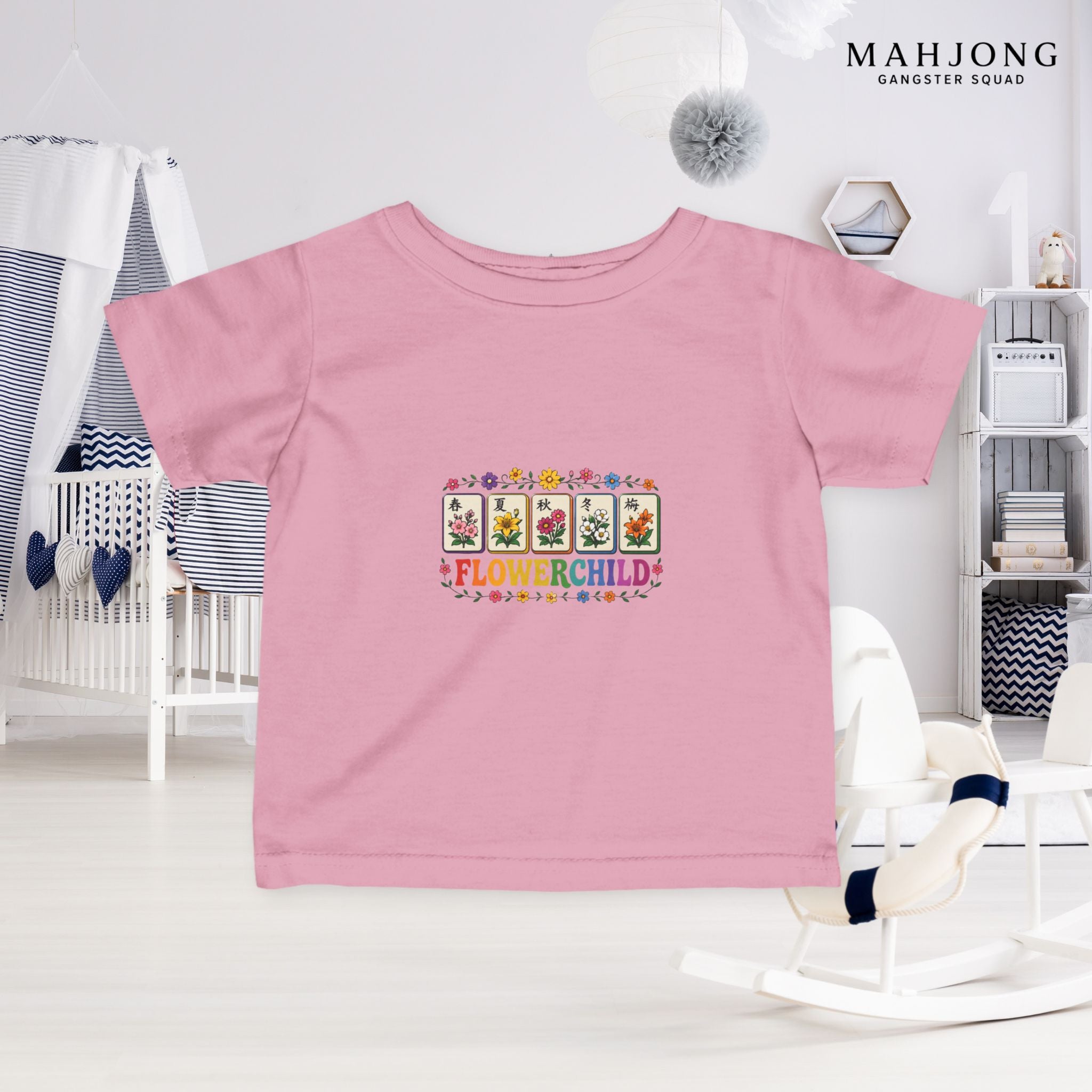 Mahjong Gangster Squad — ''Flower Child" Infant Tee