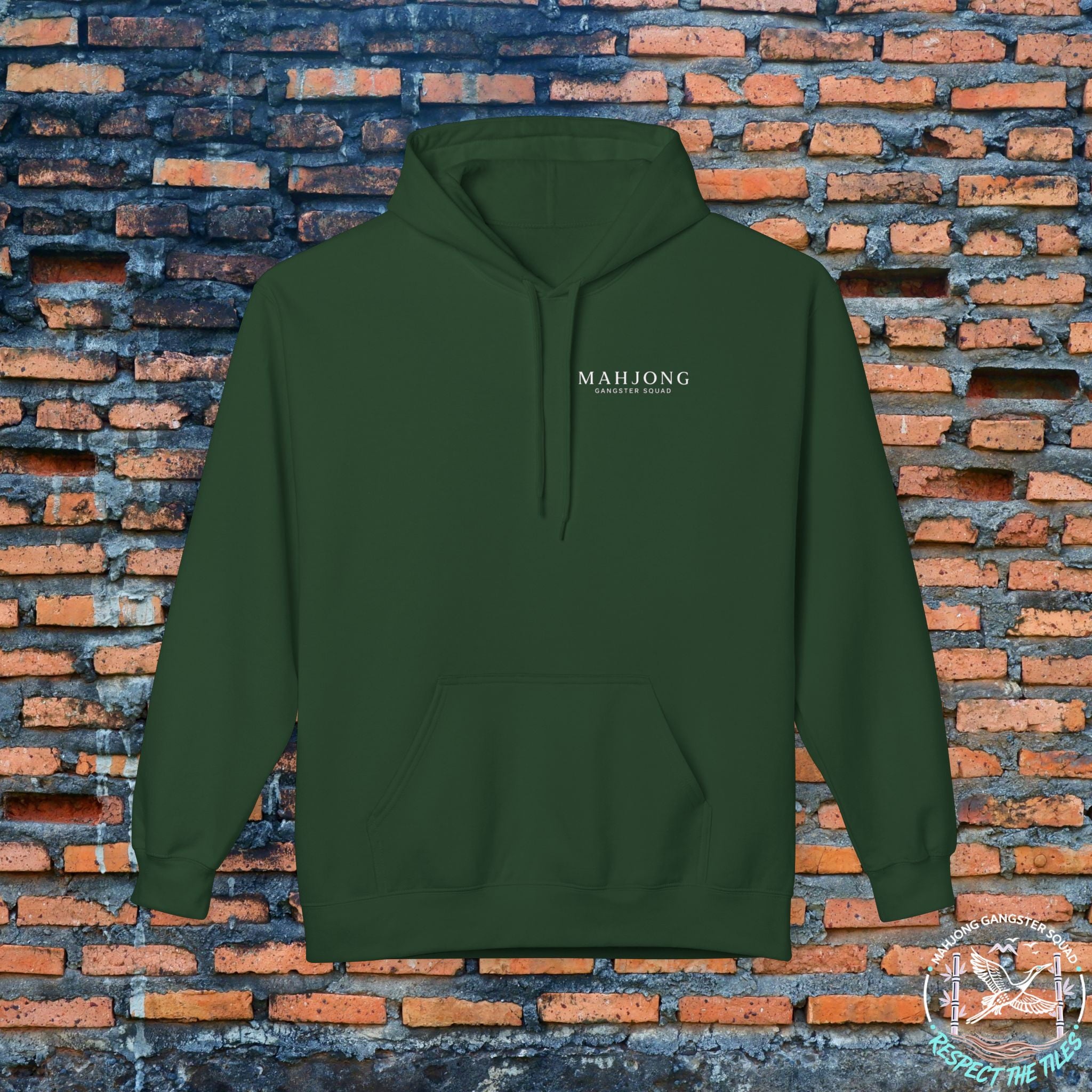 Mahjong Gangster Squad Hoodie — “Bams, Beers & Bad Decisions”
