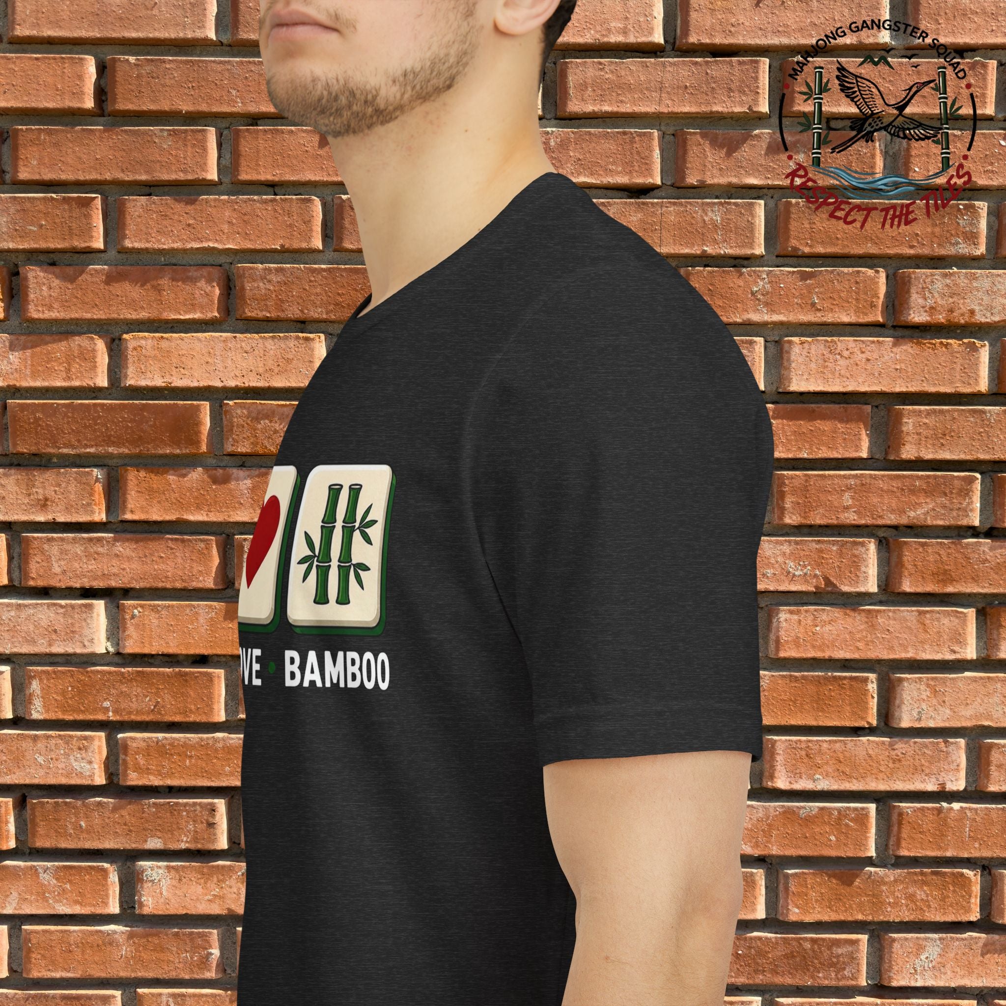 Mahjong Gangster Squad - "Peace • Love • Bamboo" Graphic Tee
