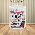 Mahjong Gangster Squad – "Mahjong First" Ceramic Coffee Cup