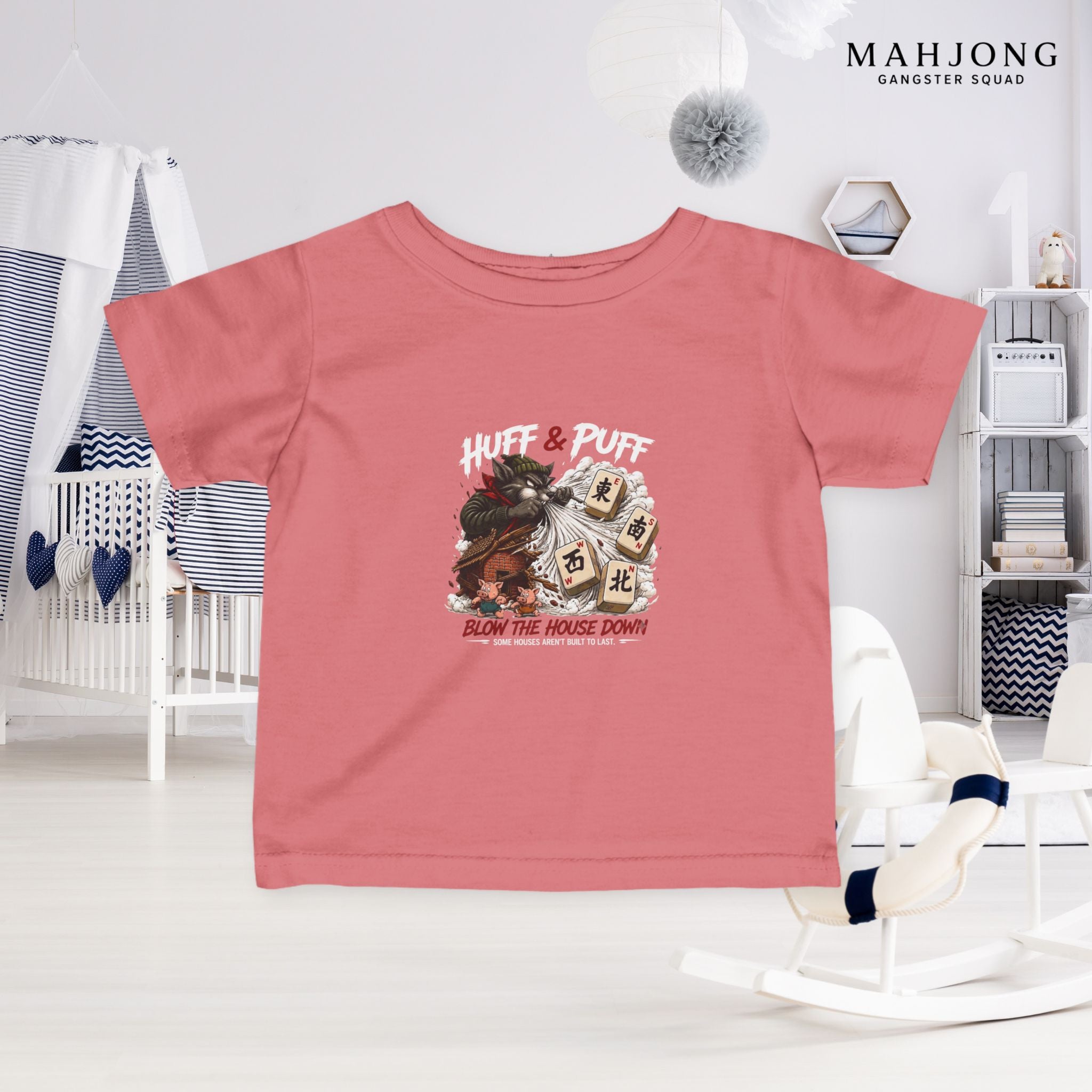 Mahjong Gangster Squad — ''Blow the House Down" Infant Tee
