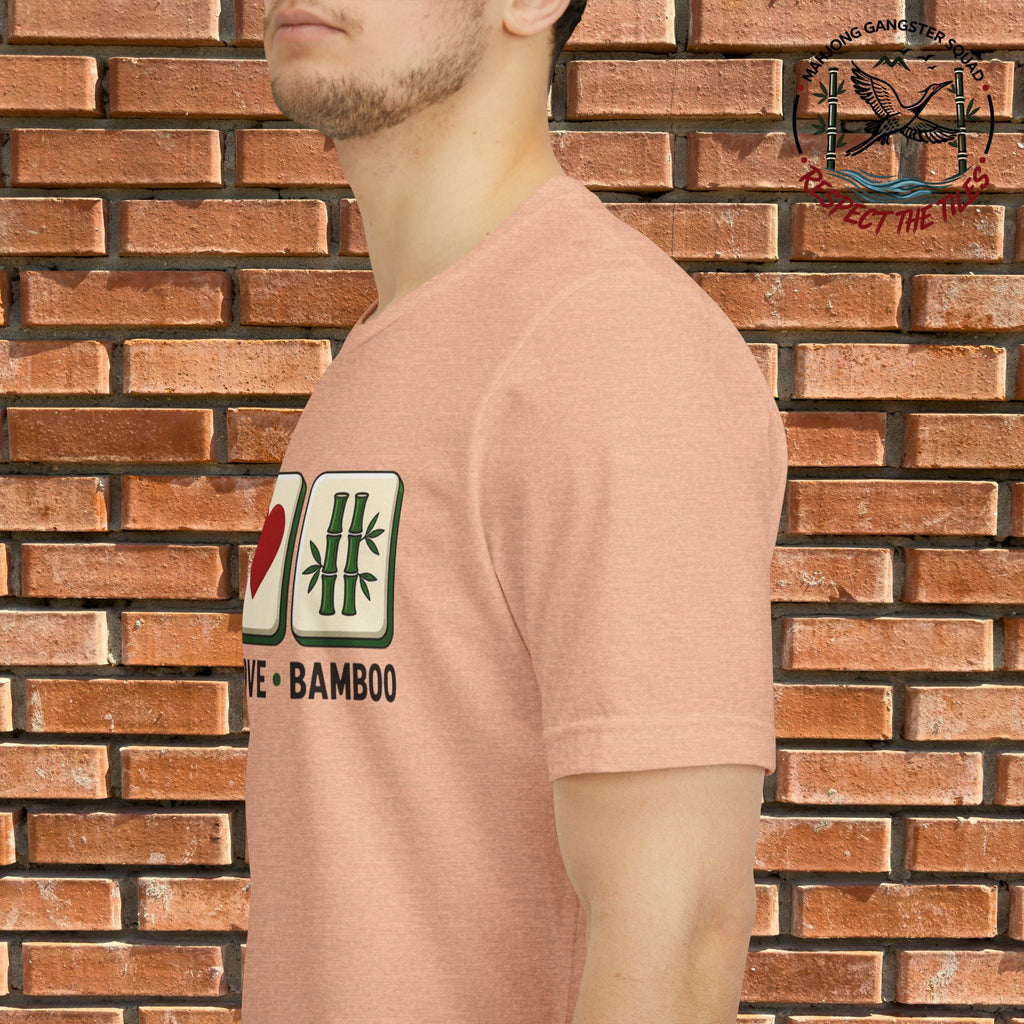 Mahjong Gangster Squad - "Peace • Love • Bamboo" Graphic Tee