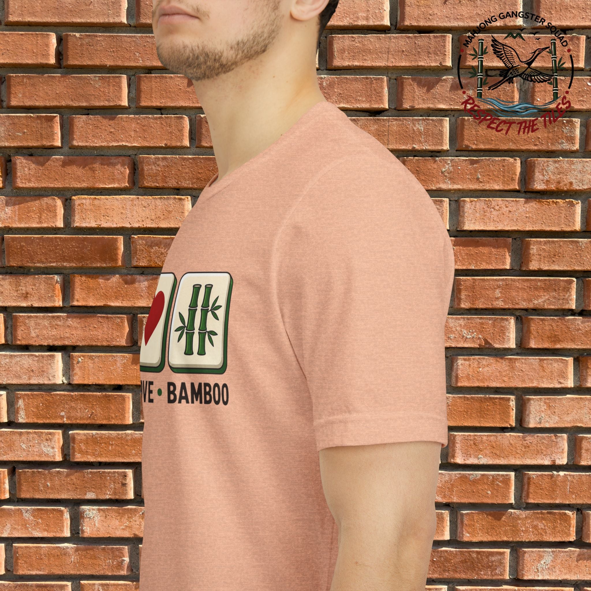 Mahjong Gangster Squad - "Peace • Love • Bamboo" Graphic Tee