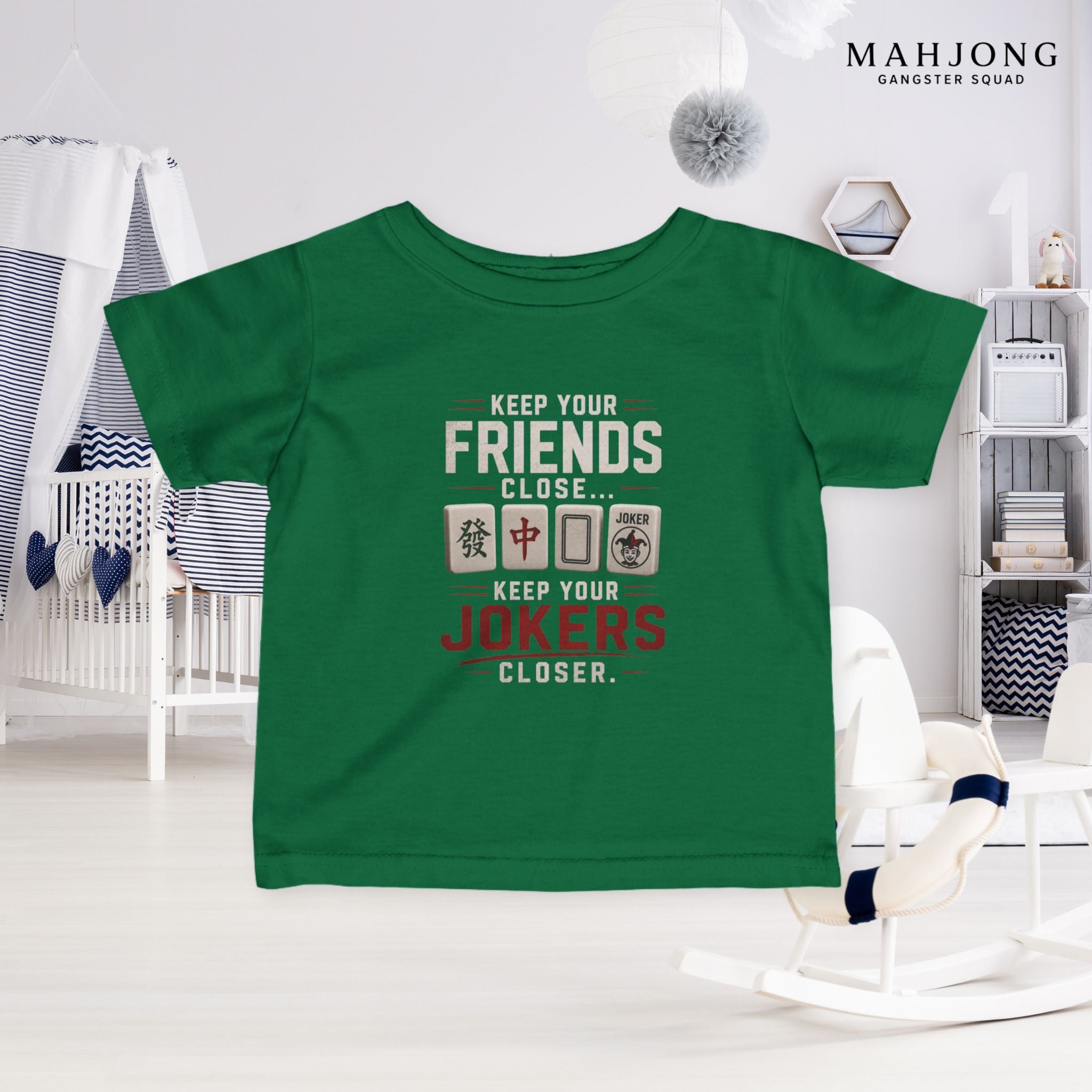 Mahjong Gangster Squad — ''Friends Close" Infant Tee