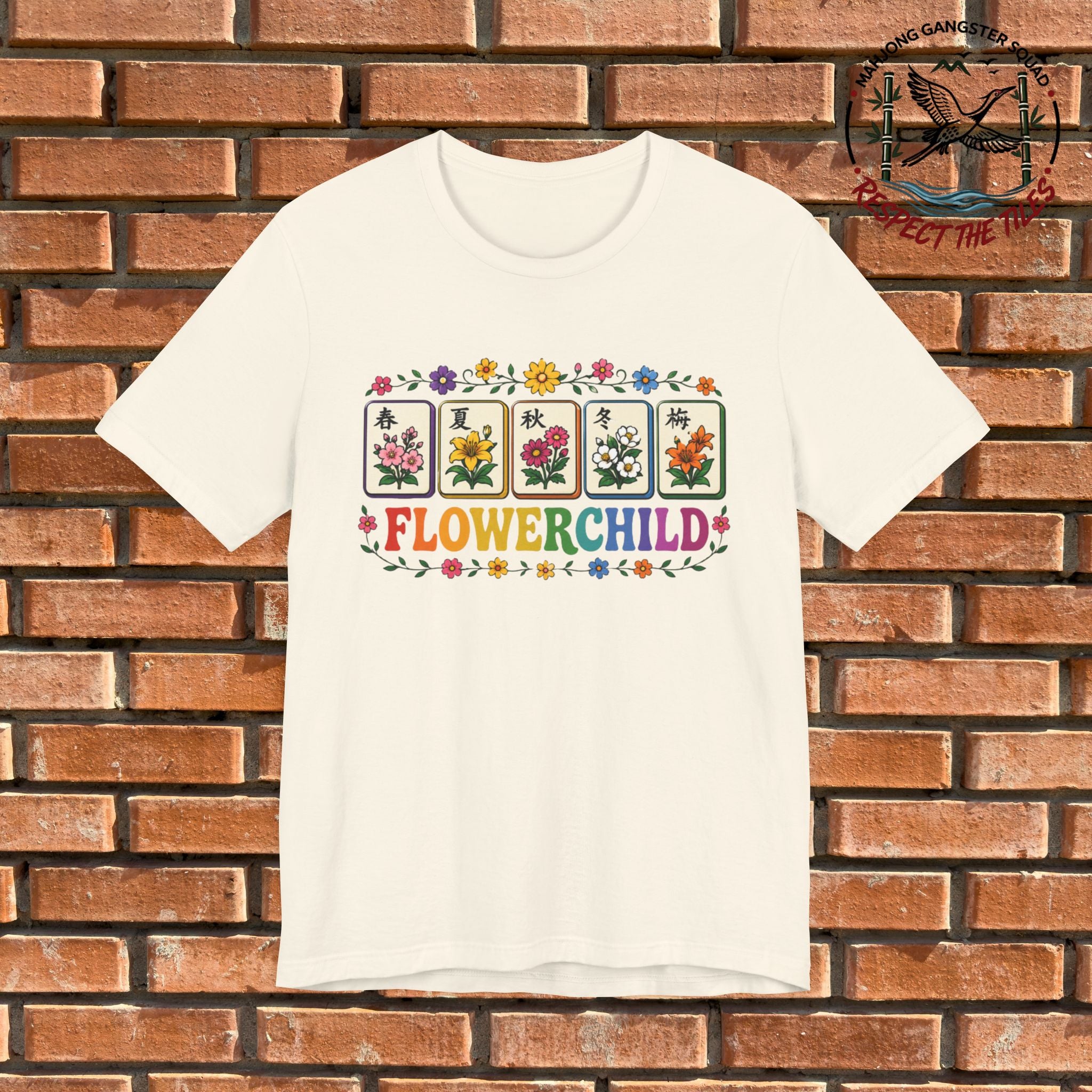 Mahjong Gangster Squad - "Flower Child" Graphic Tee