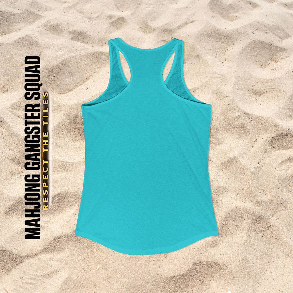 Mahjong Gangster Squad - "Kongs in Thongs" Racerback Tank Top
