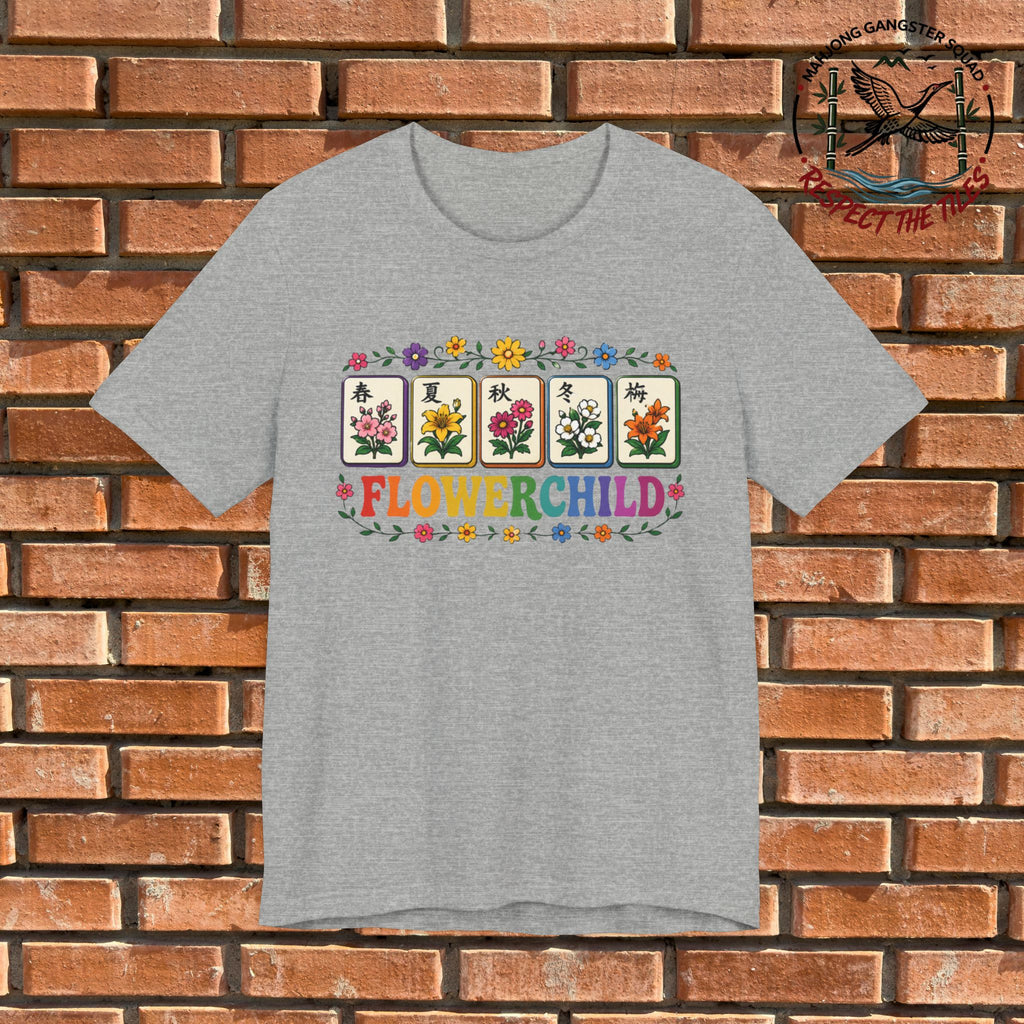 Mahjong Gangster Squad - "Flower Child" Graphic Tee
