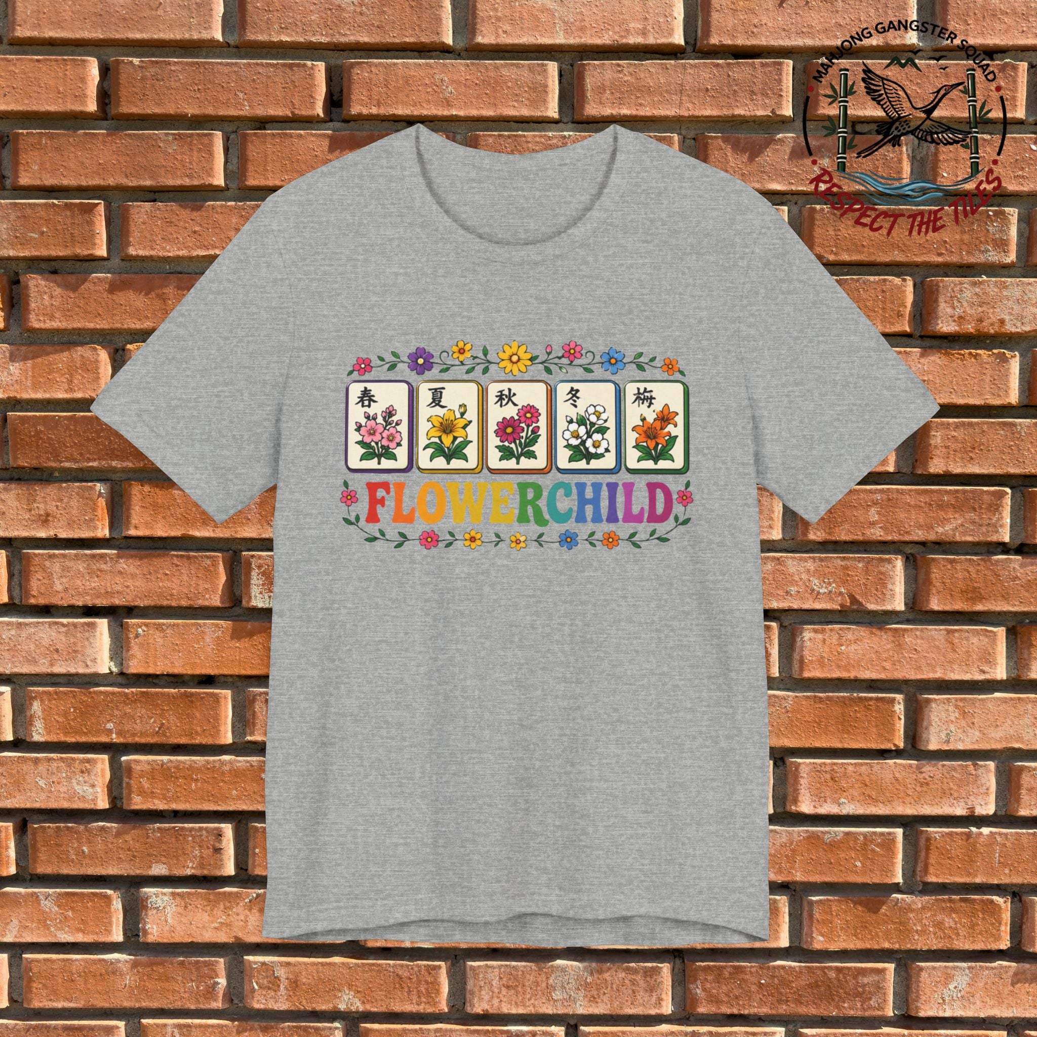 Mahjong Gangster Squad - "Flower Child" Graphic Tee