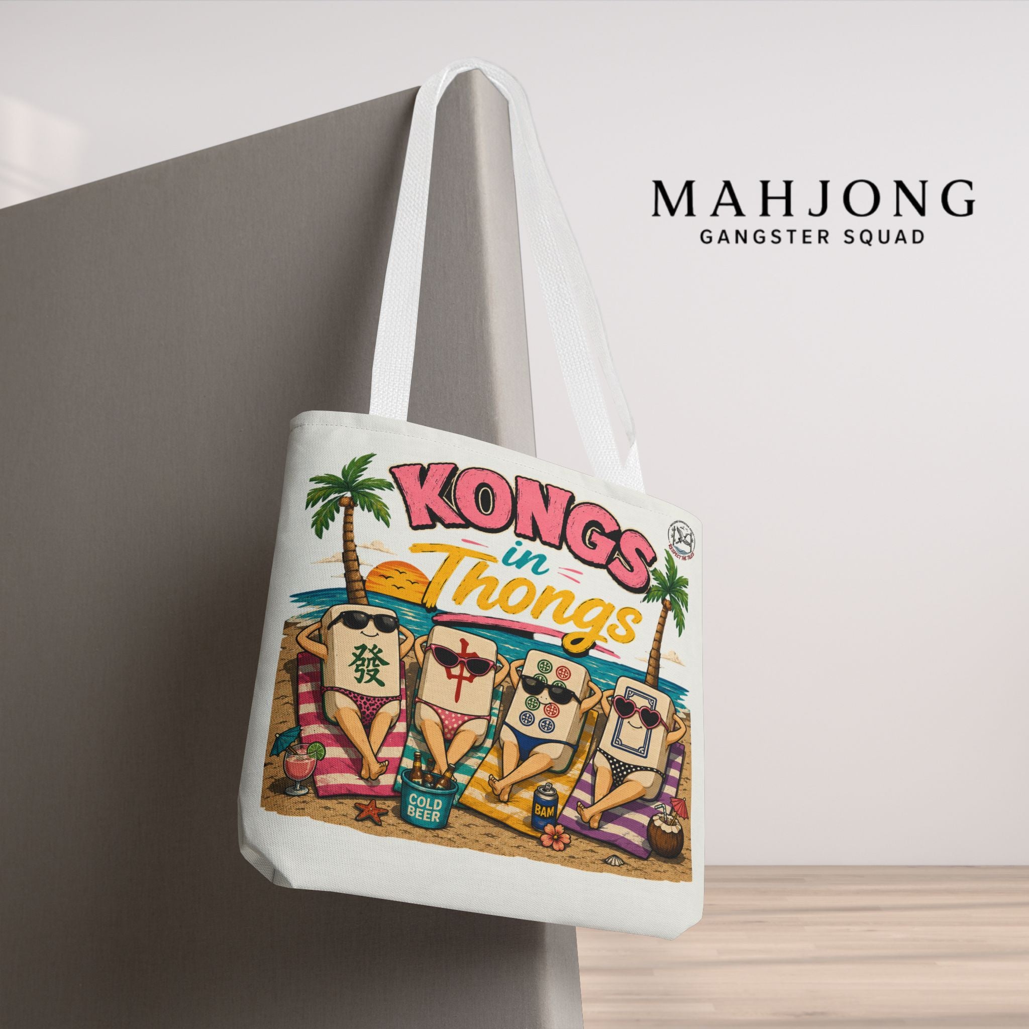 MahJong Gangster Squad - "Kongs in Thongs" Tote Bag