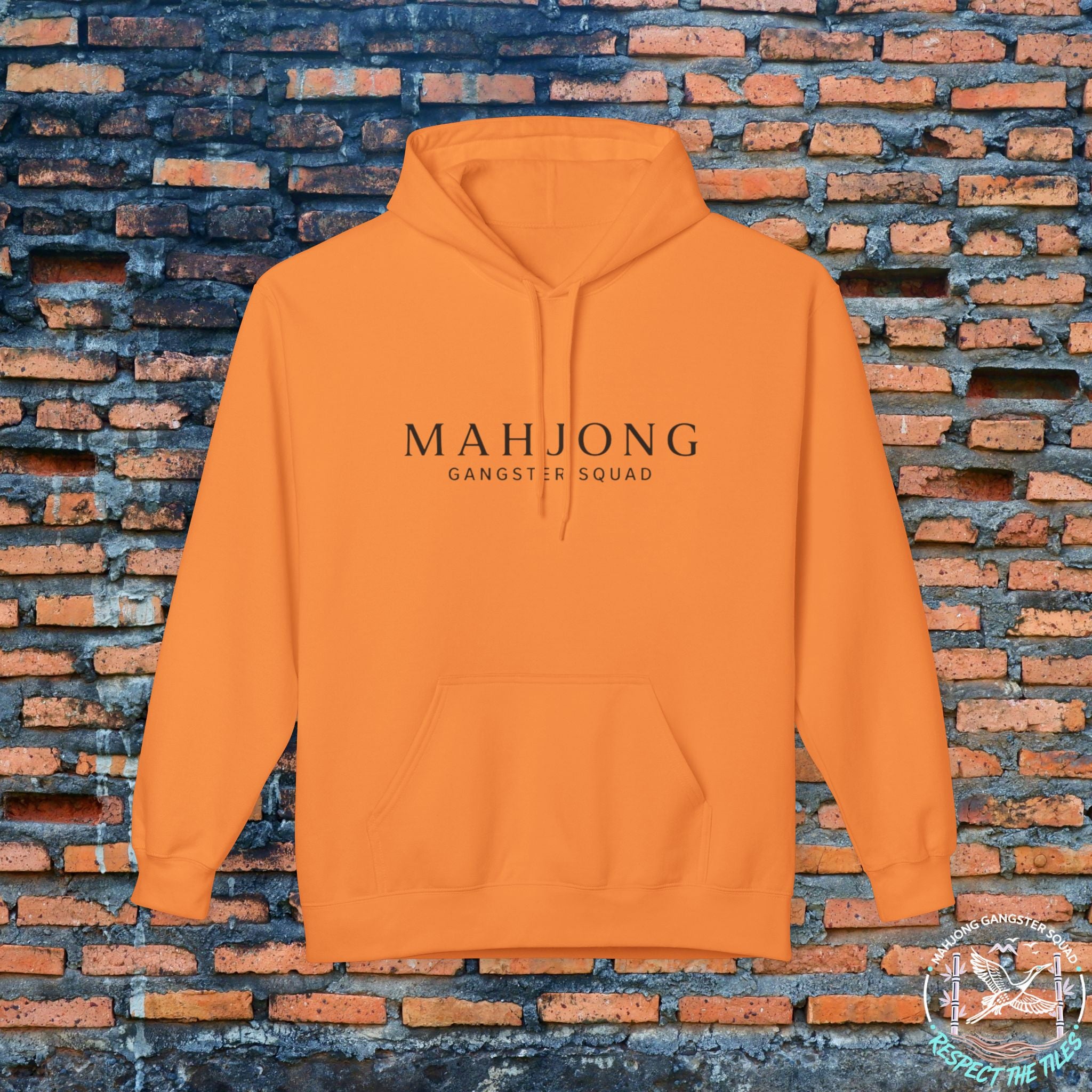 Mahjong Gangster Squad Hoodie — Elegant Logo