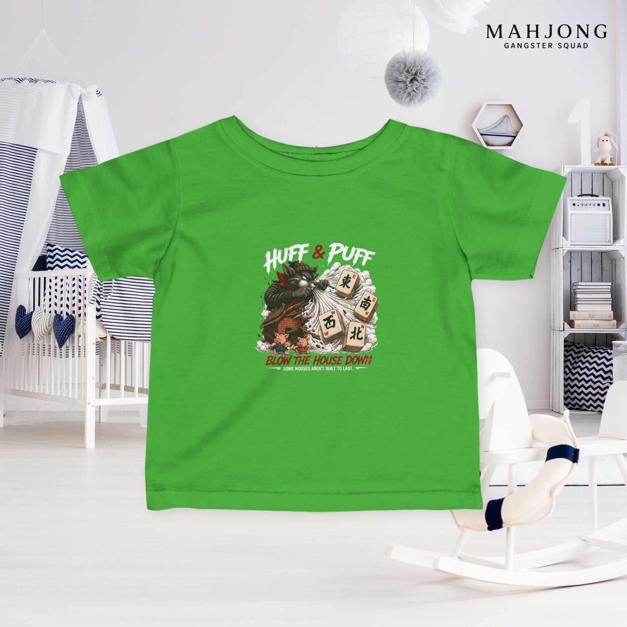 Mahjong Gangster Squad — ''Blow the House Down" Infant Tee