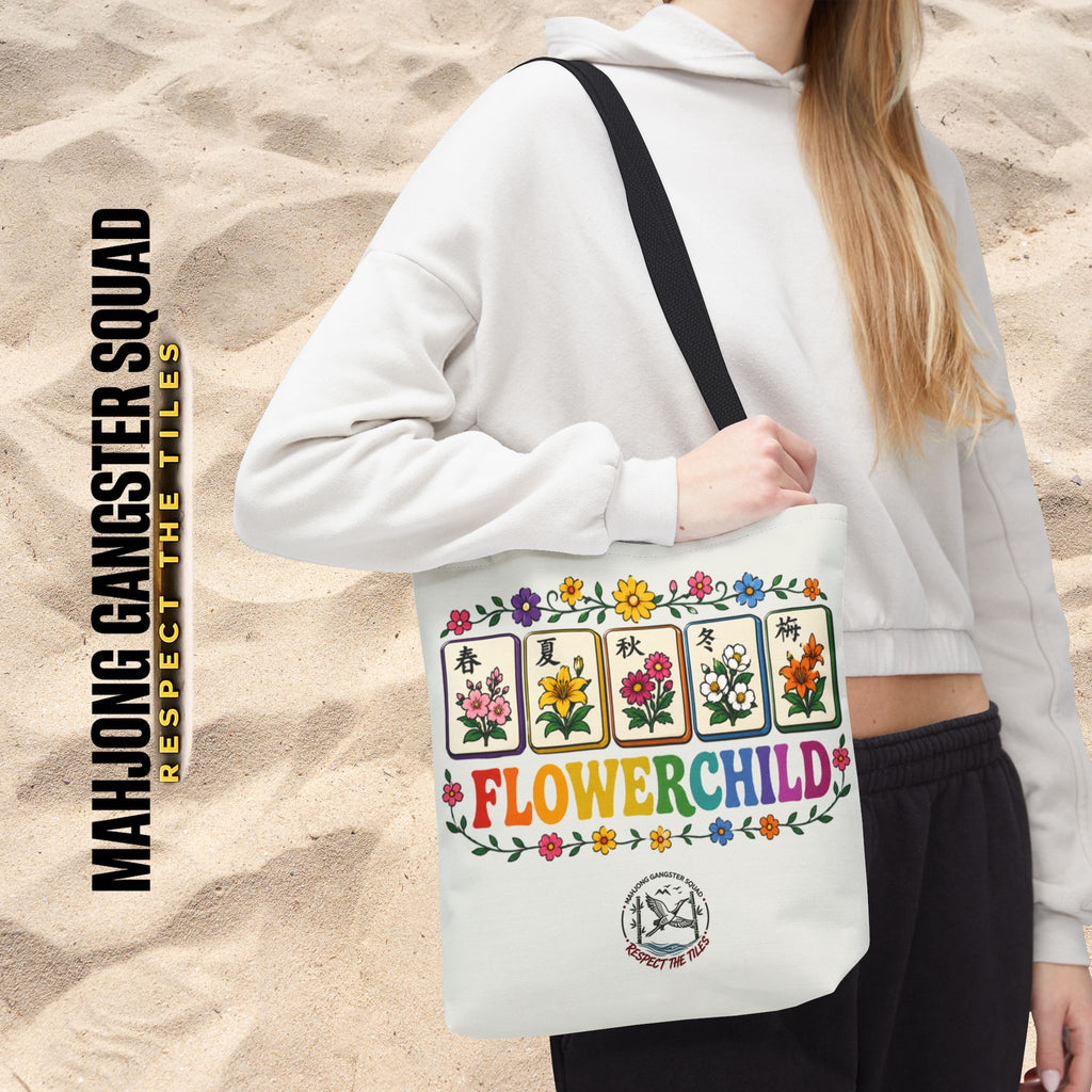 MahJong Gangster Squad - "Flower Child" Tote Bag