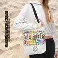 MahJong Gangster Squad - "Flower Child" Tote Bag