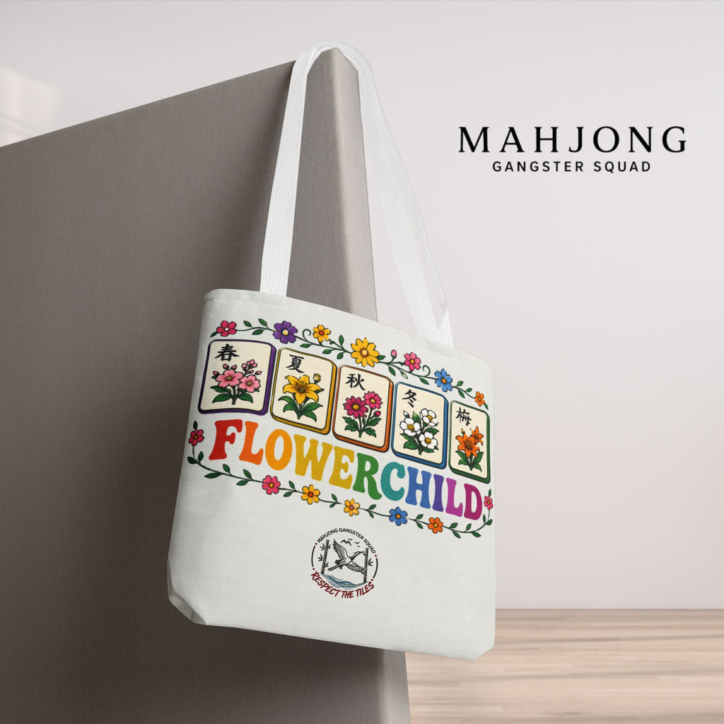 MahJong Gangster Squad - "Flower Child" Tote Bag