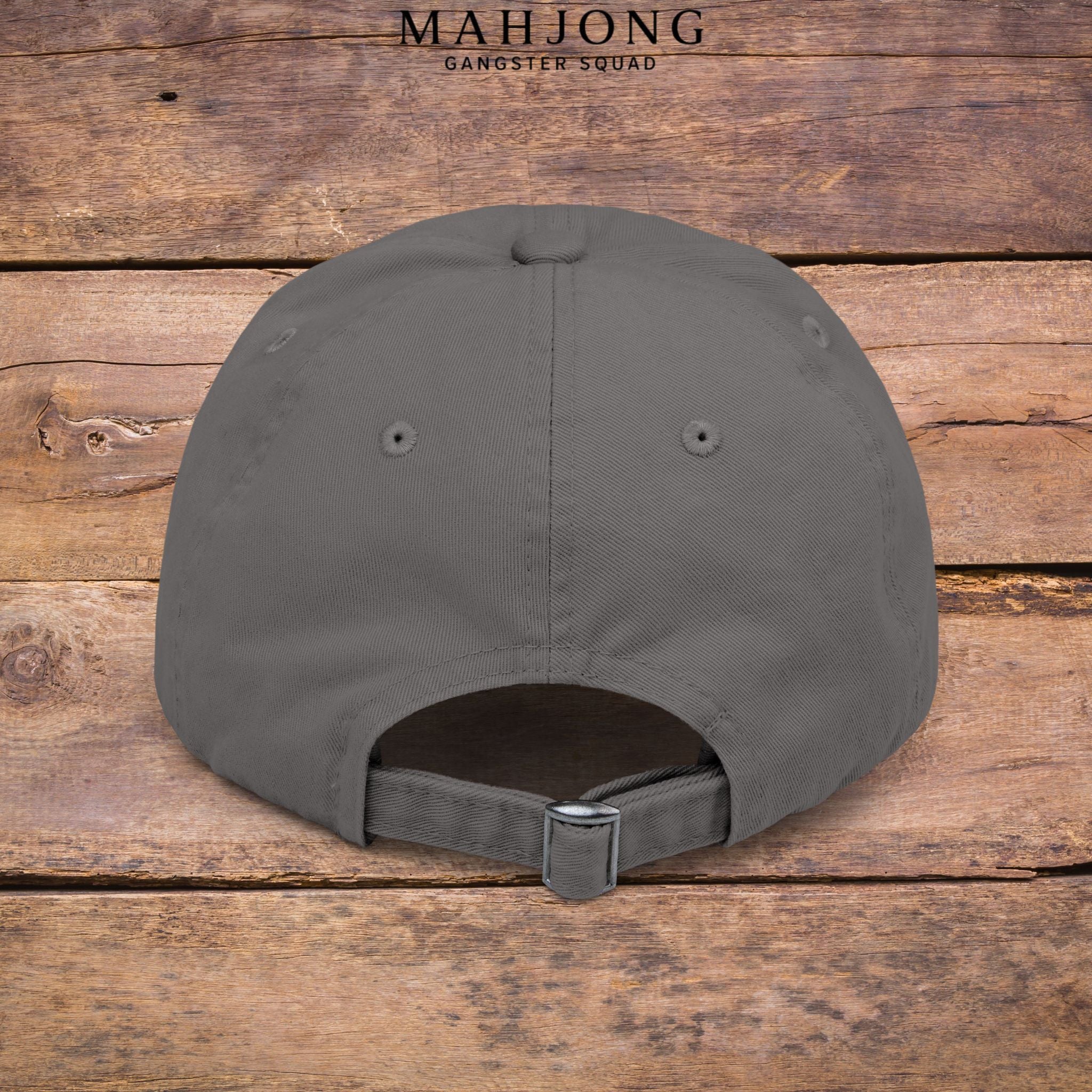 Mahjong 'Respect the Tiles' Distressed Cap — Edgy Player Hat