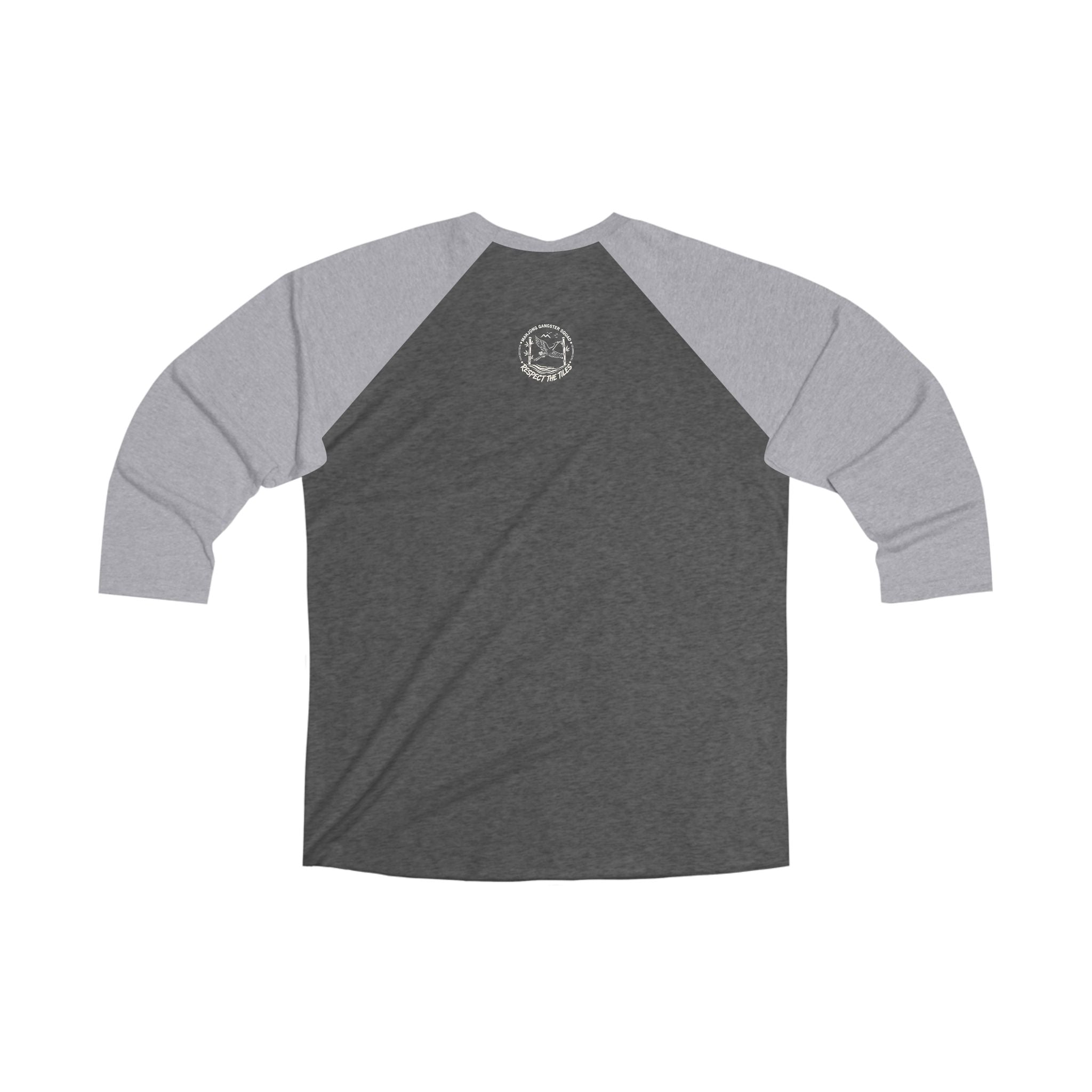Mahjong Gangster Squad — "Flower Child" 3/4-Sleeve Baseball Shirt