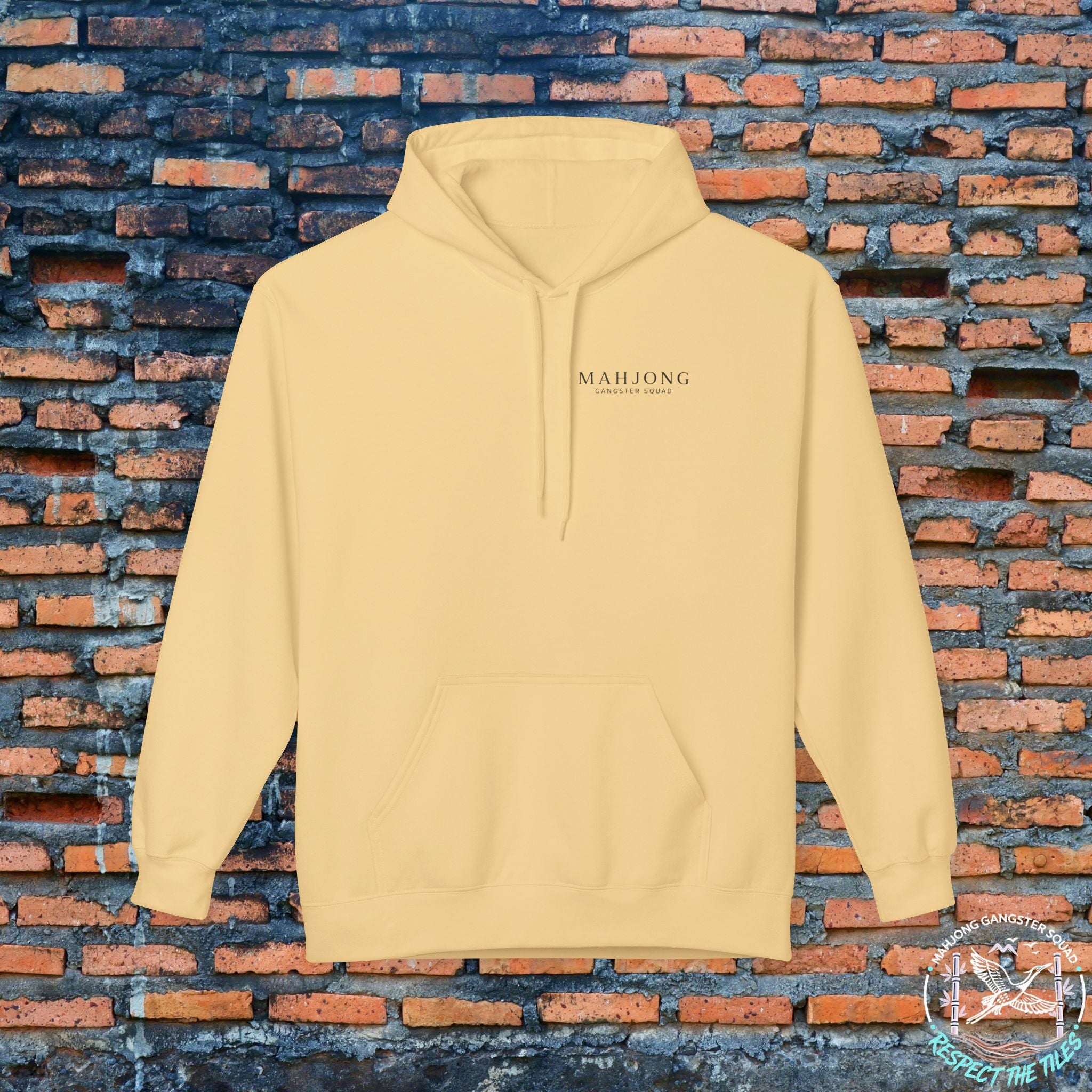 Mahjong Gangster Squad Hoodie — “Bams, Beers & Bad Decisions”
