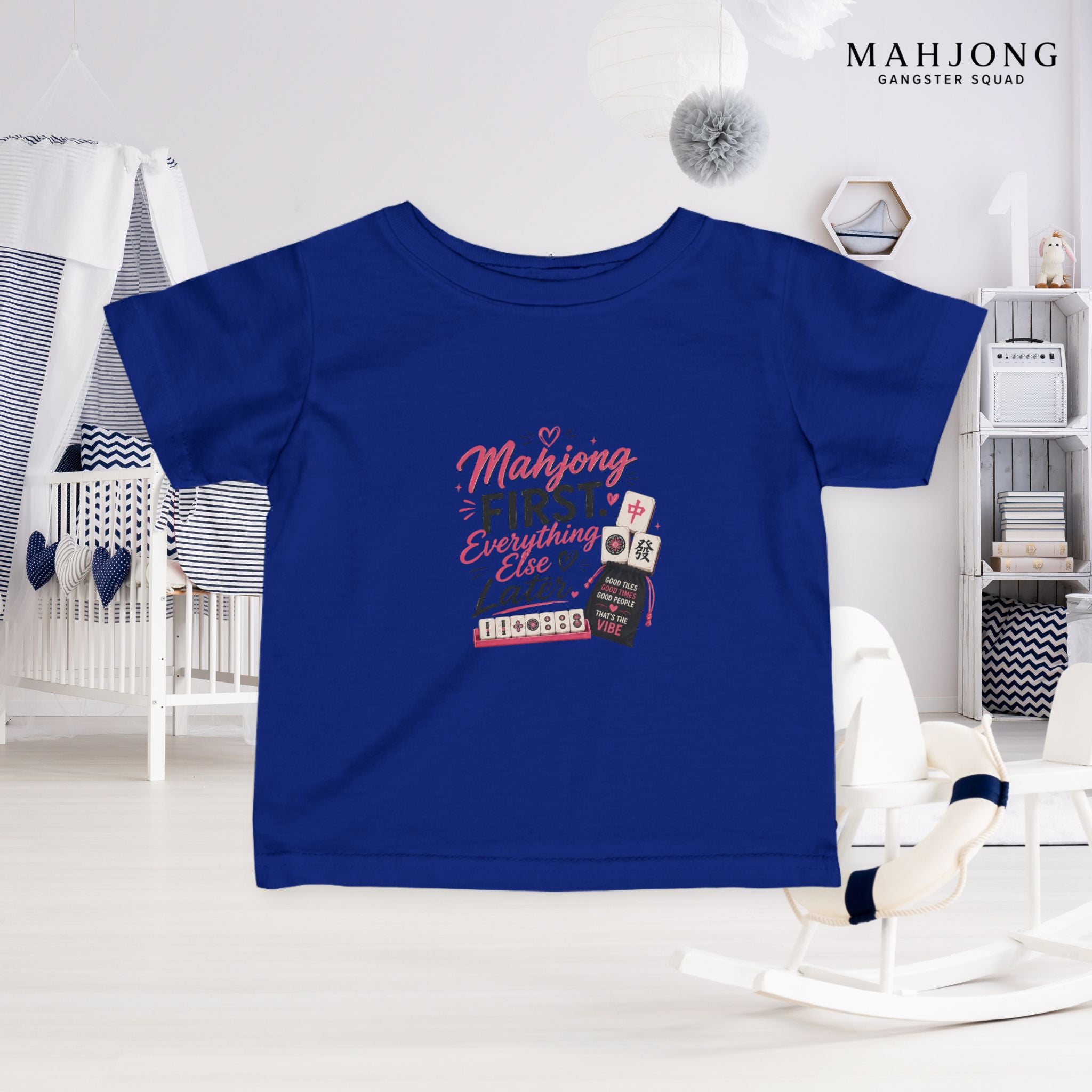 Mahjong Gangster Squad — ''Mahjong First" Infant Tee