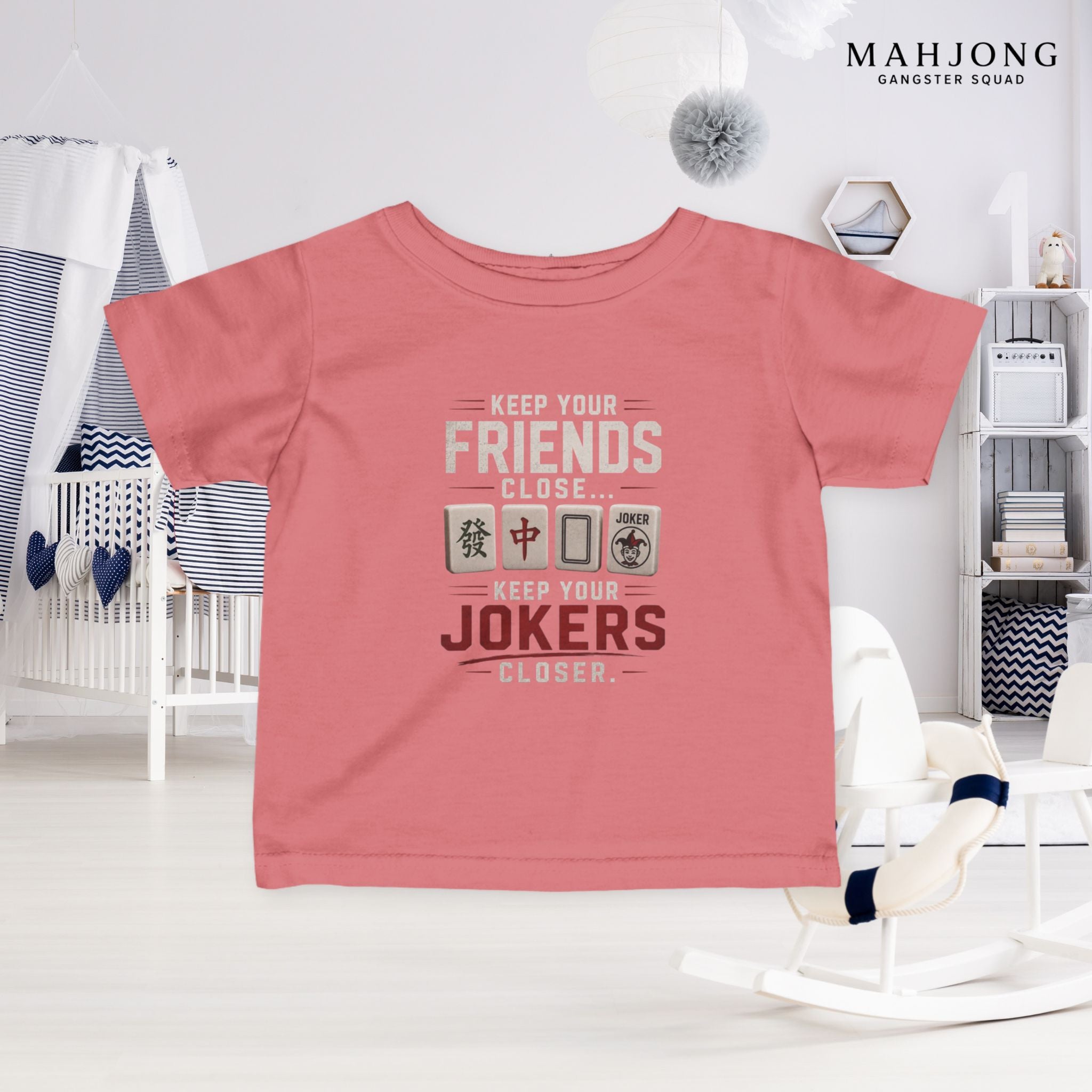 Mahjong Gangster Squad — ''Friends Close" Infant Tee