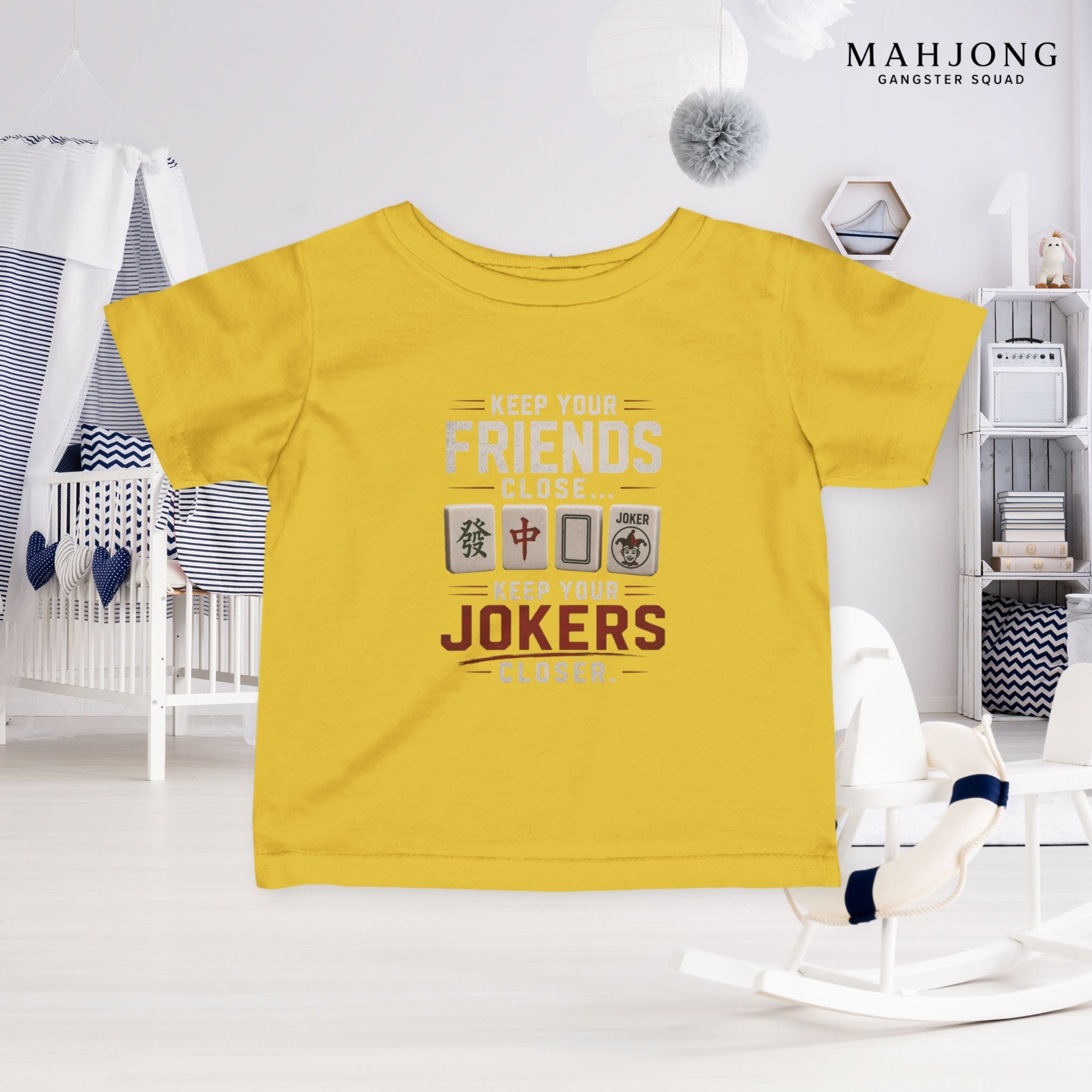 Mahjong Gangster Squad — ''Friends Close" Infant Tee