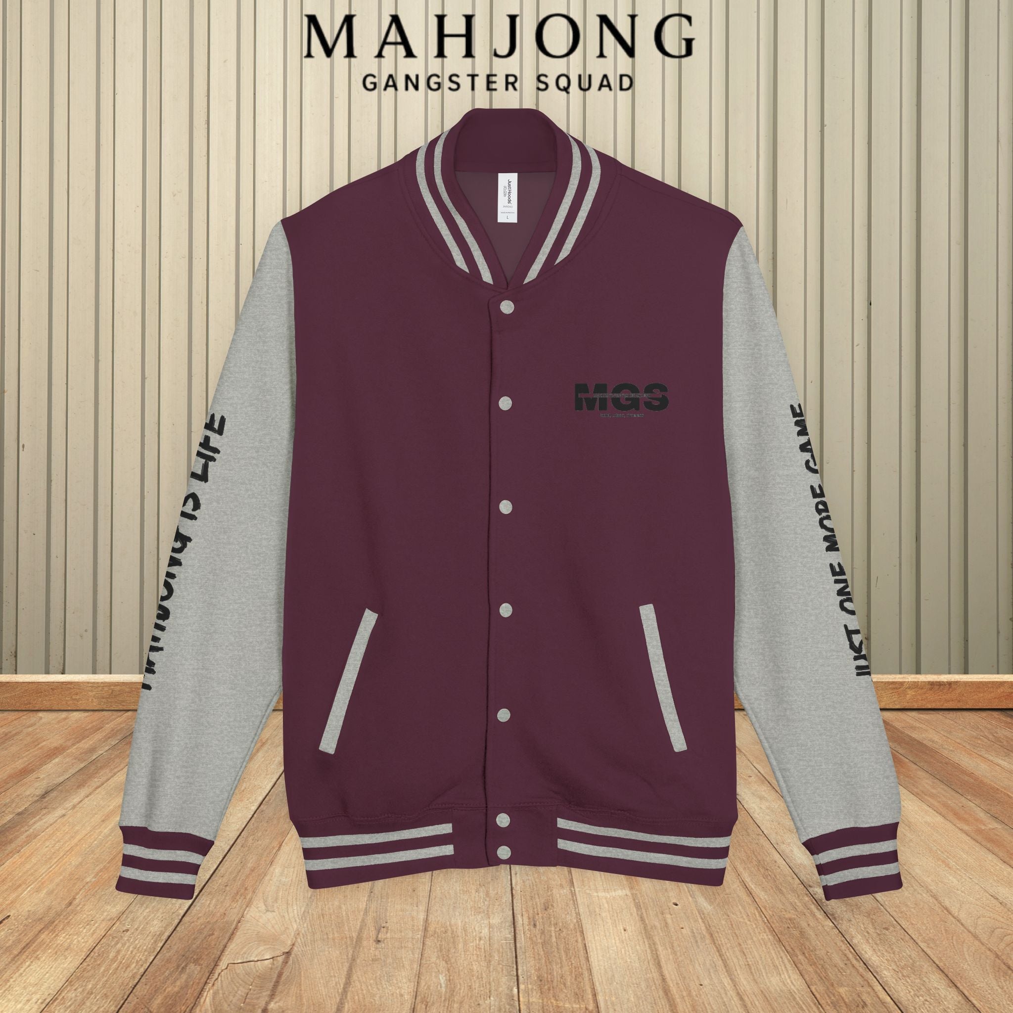 Mahjong Gangster Squad - Letterman Jacket