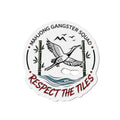Mahjong Gangster Squad— "Respect the Tiles"  Die-Cut Magnet