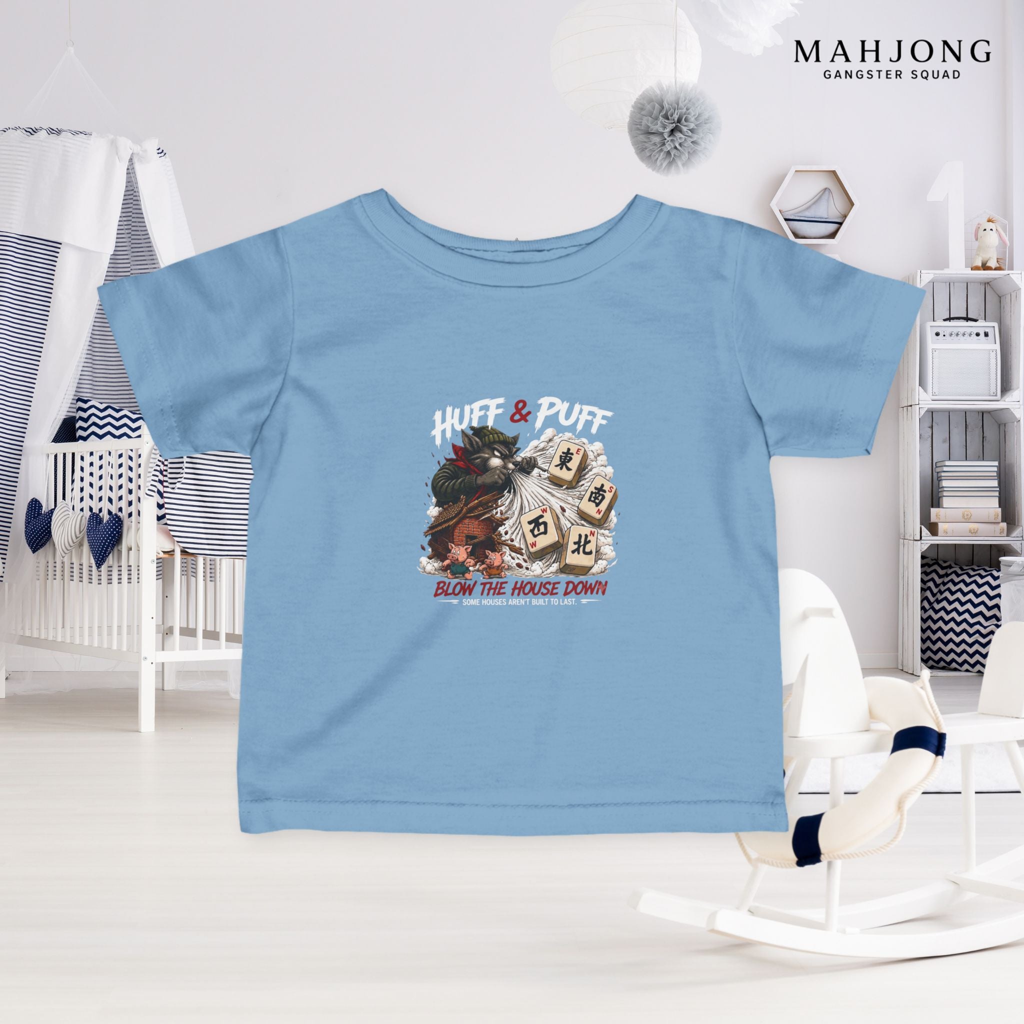 Mahjong Gangster Squad — ''Blow the House Down" Infant Tee
