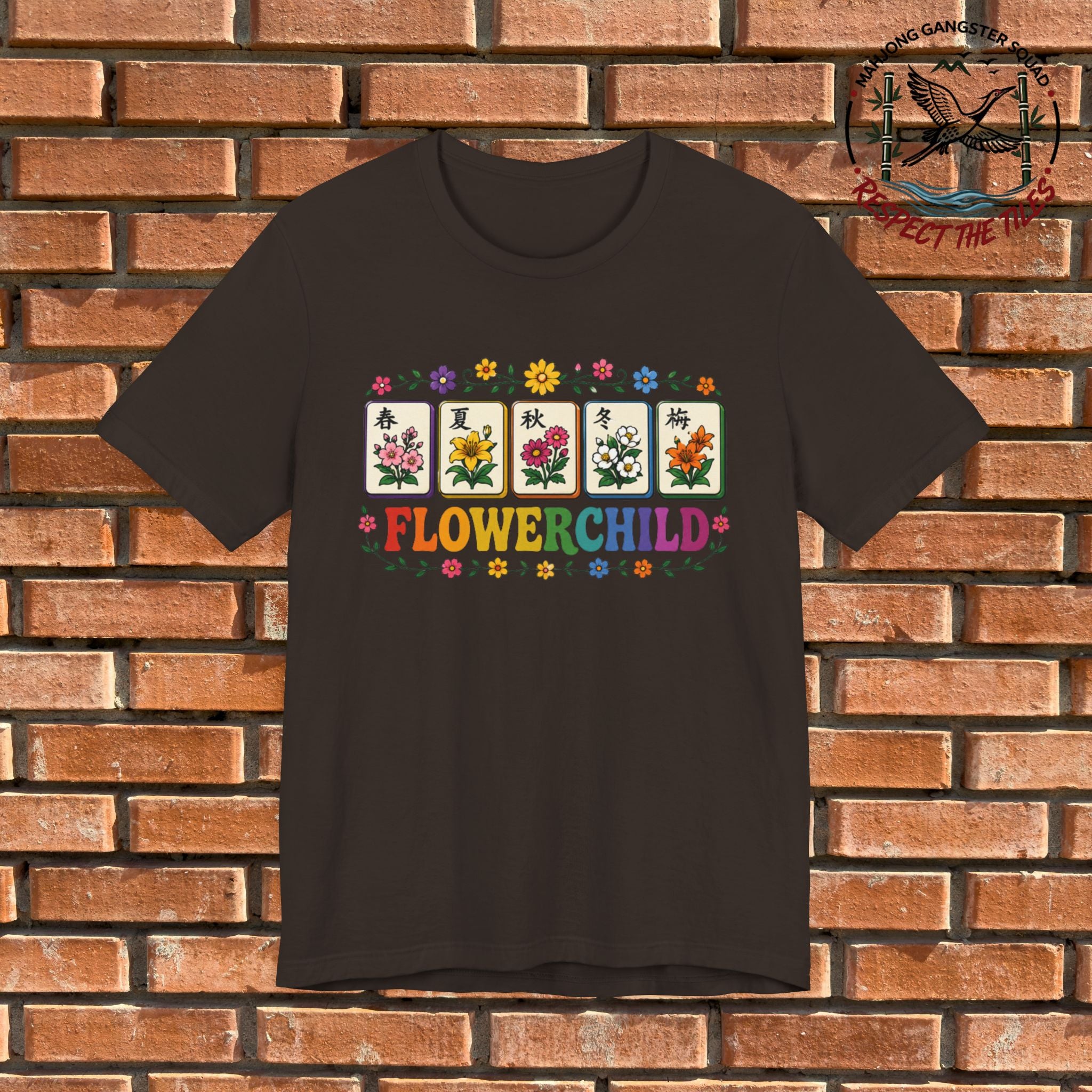 Mahjong Gangster Squad - "Flower Child" Graphic Tee