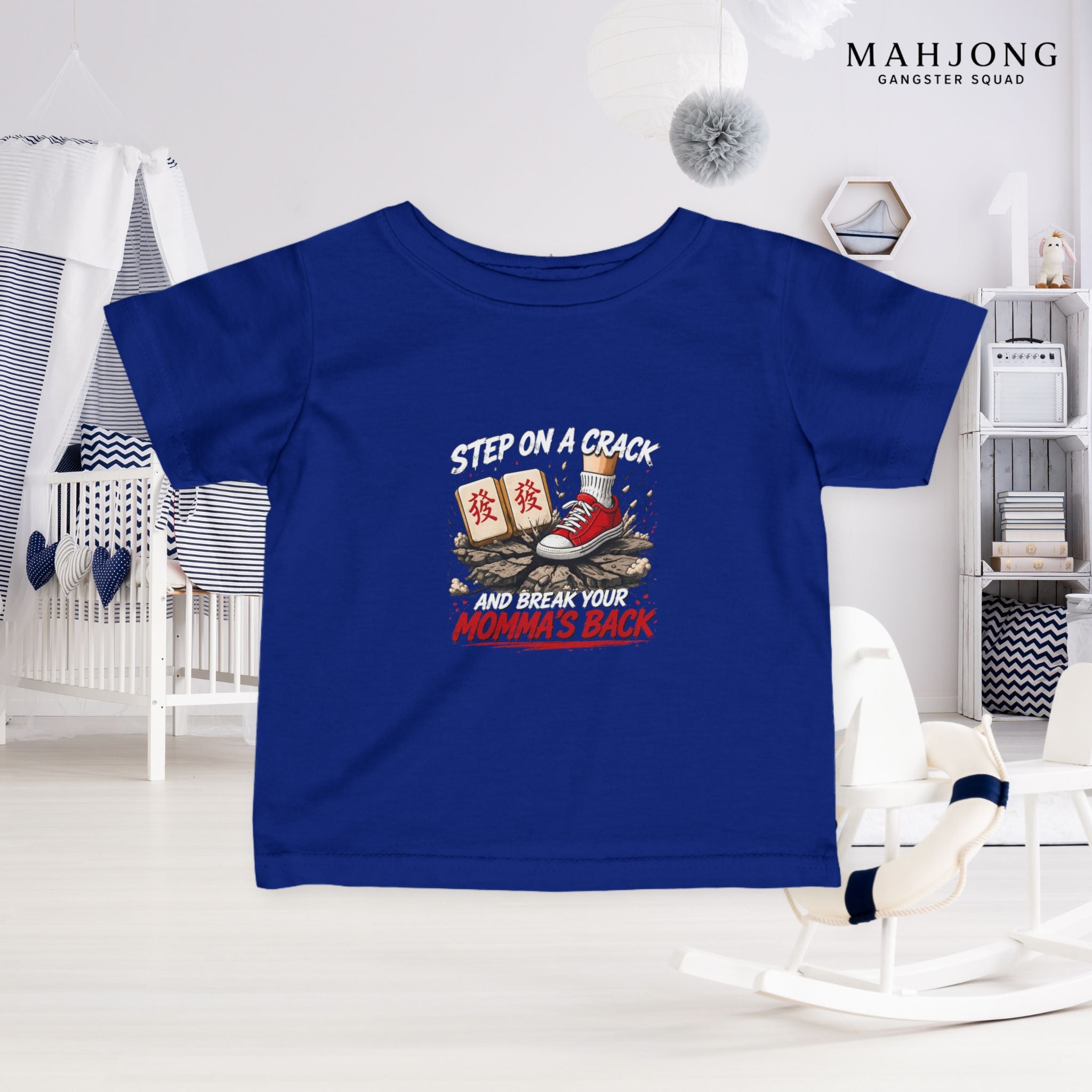 Mahjong Gangster Squad — ''Step on a Crack" Infant Tee