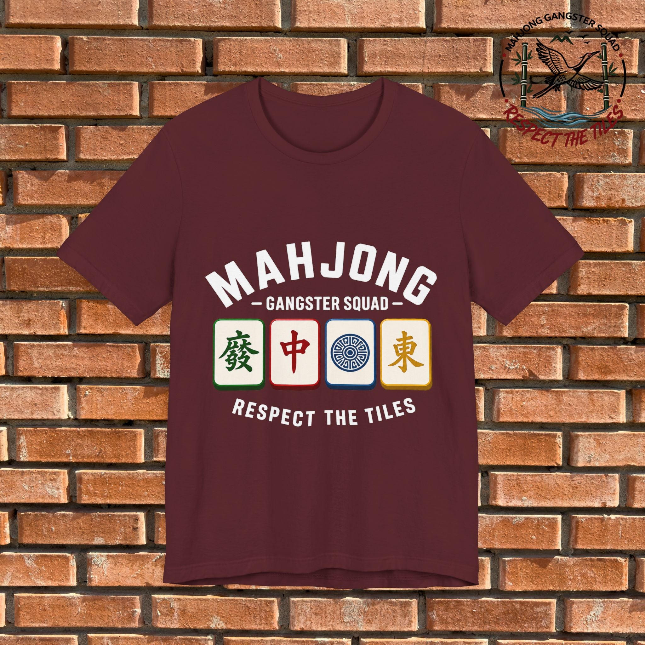 Mahjong Gangster Squad - "Respect the Tiles: Tiles" Graphic Tee