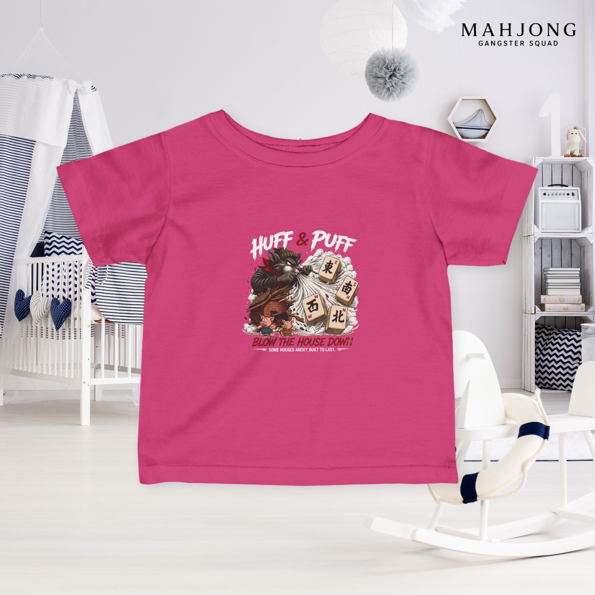 Mahjong Gangster Squad — ''Blow the House Down" Infant Tee