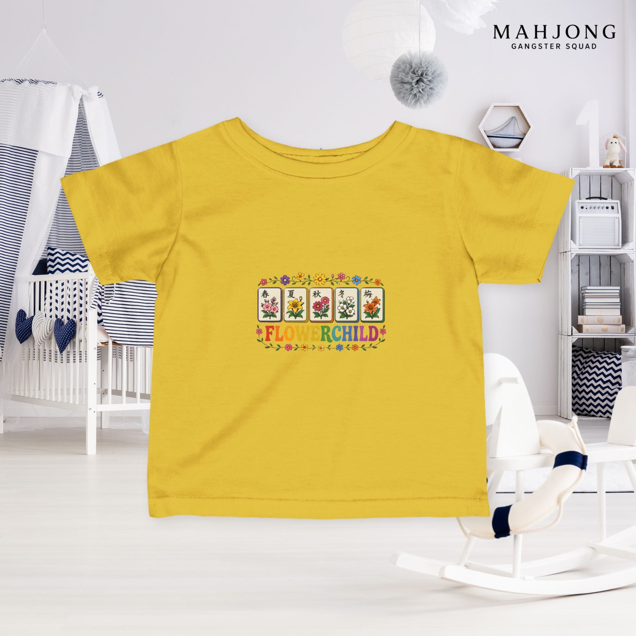 Mahjong Gangster Squad — ''Flower Child" Infant Tee