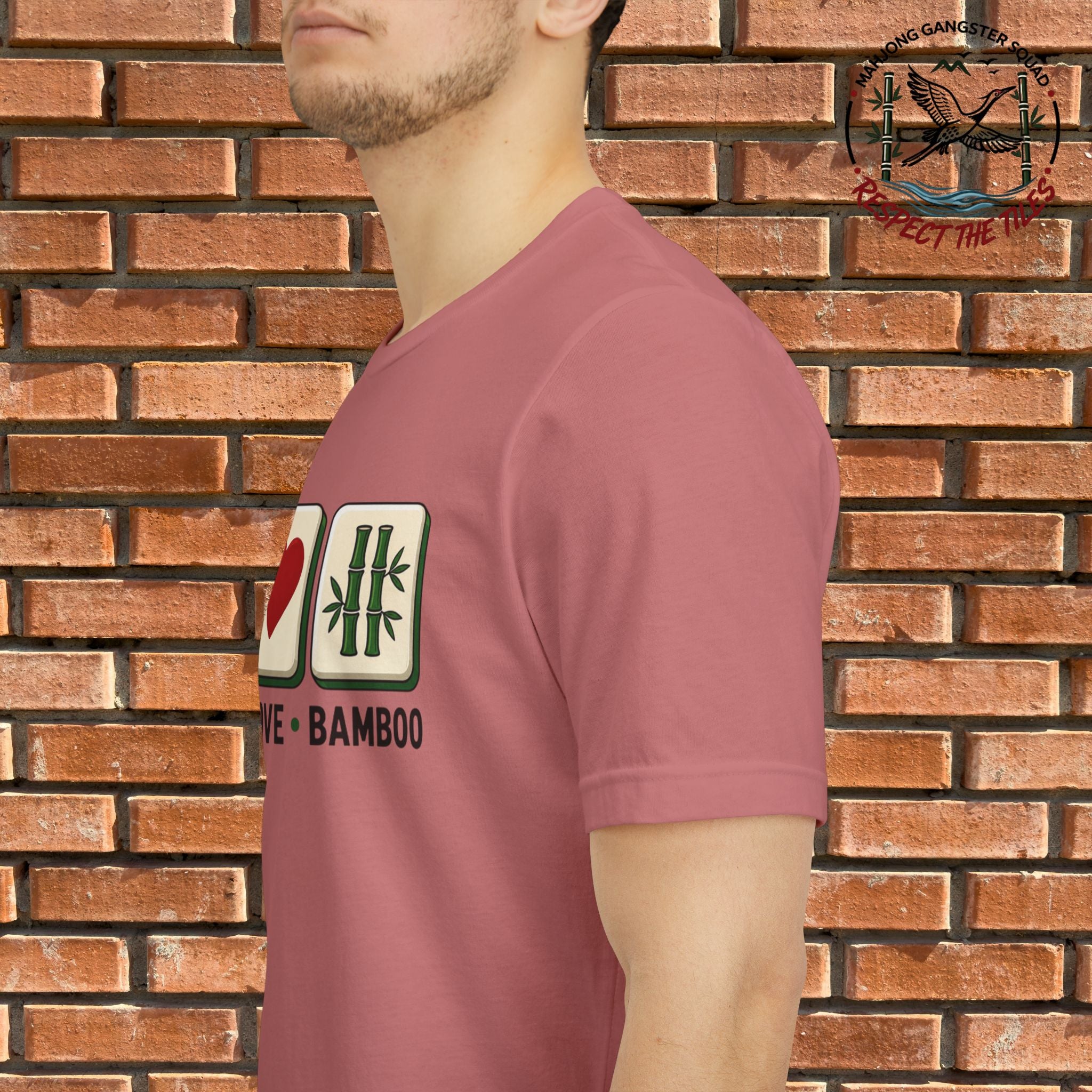 Mahjong Gangster Squad - "Peace • Love • Bamboo" Graphic Tee
