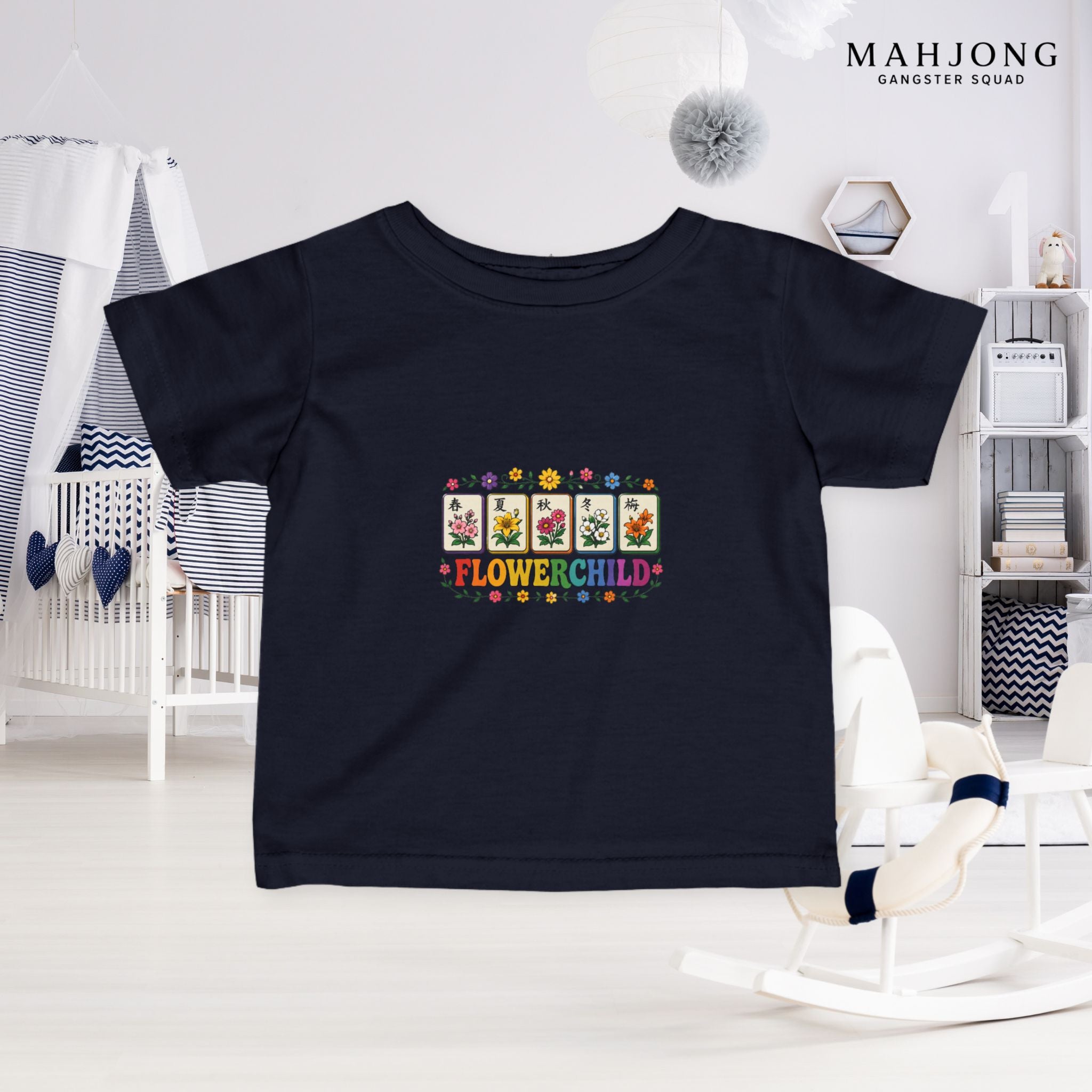 Mahjong Gangster Squad — ''Flower Child" Infant Tee