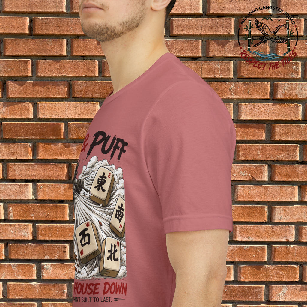 Mahjong Gangster Squad - "Blow the House Down" Graphic Tee