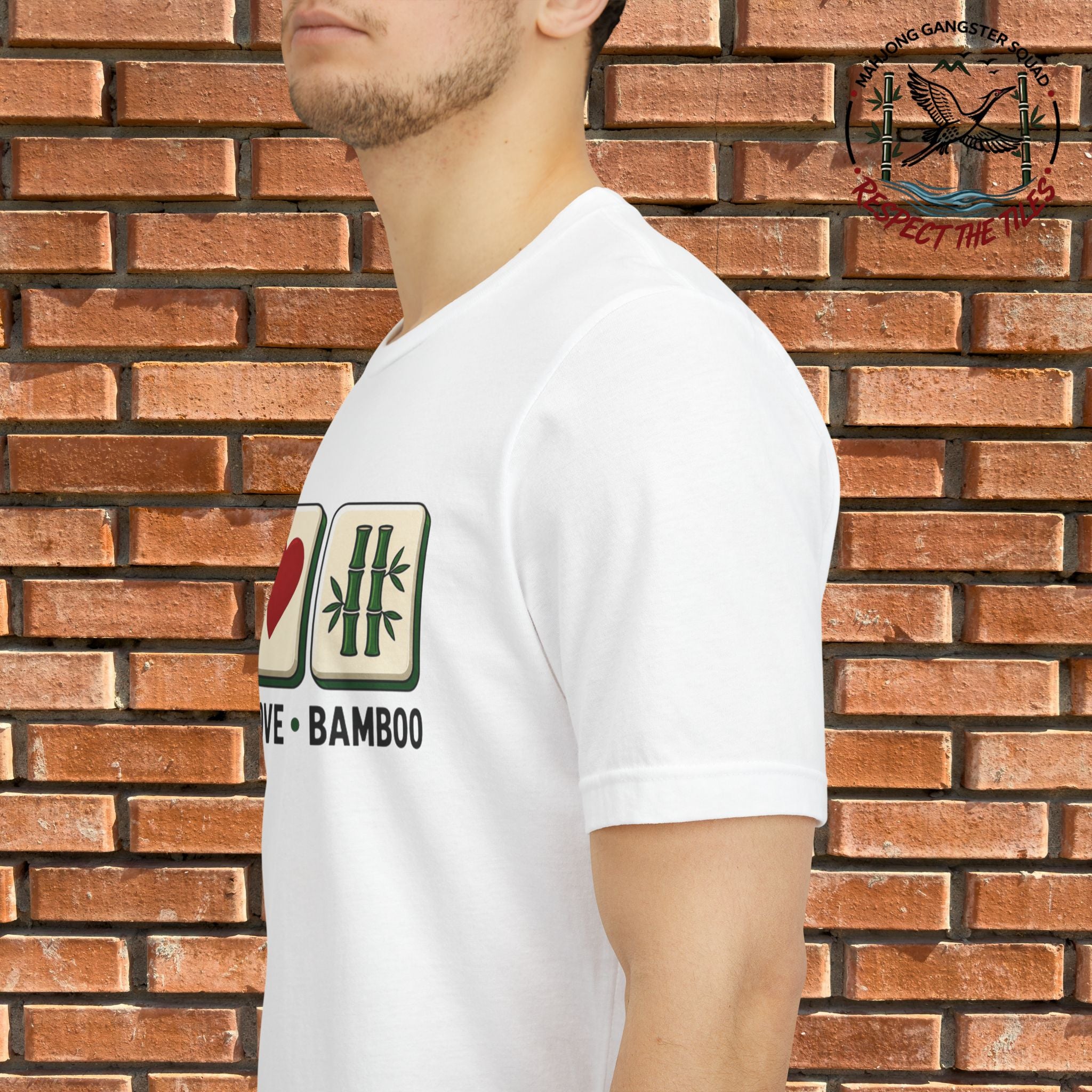 Mahjong Gangster Squad - "Peace • Love • Bamboo" Graphic Tee