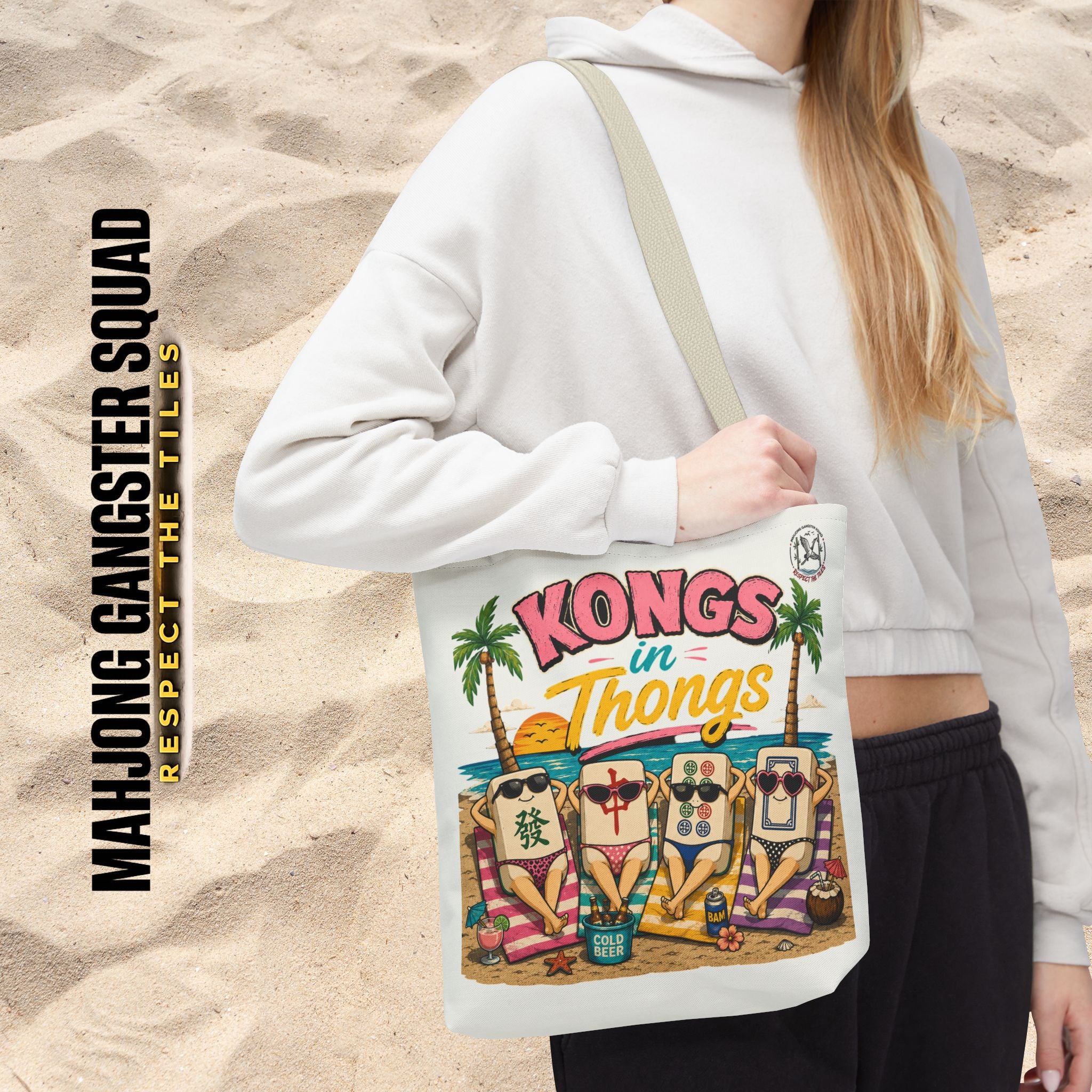 MahJong Gangster Squad - "Kongs in Thongs" Tote Bag