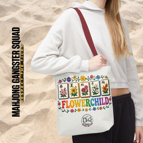 MahJong Gangster Squad - "Flower Child" Tote Bag