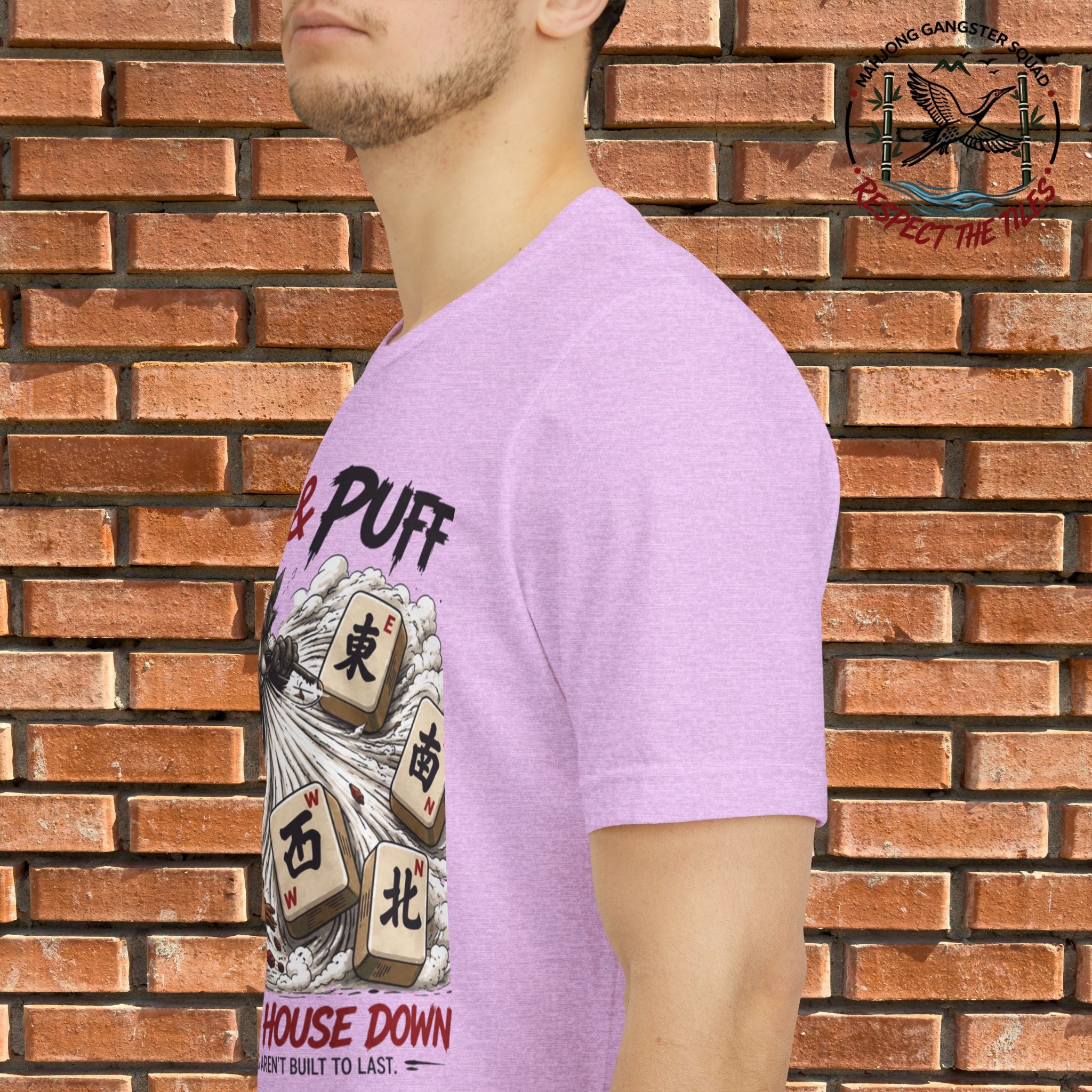 Mahjong Gangster Squad - "Blow the House Down" Graphic Tee