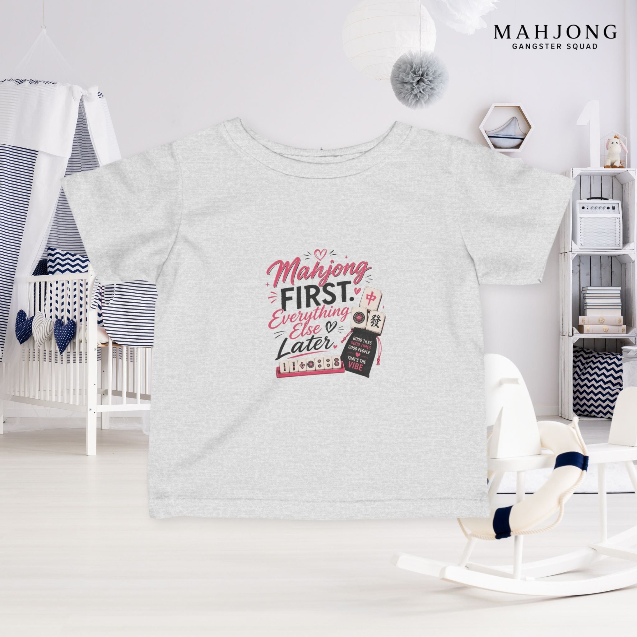 Mahjong Gangster Squad — ''Mahjong First" Infant Tee