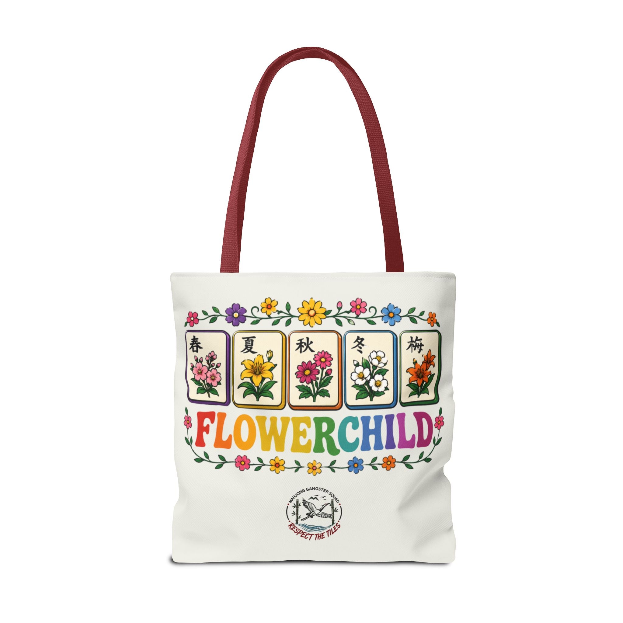 MahJong Gangster Squad - "Flower Child" Tote Bag