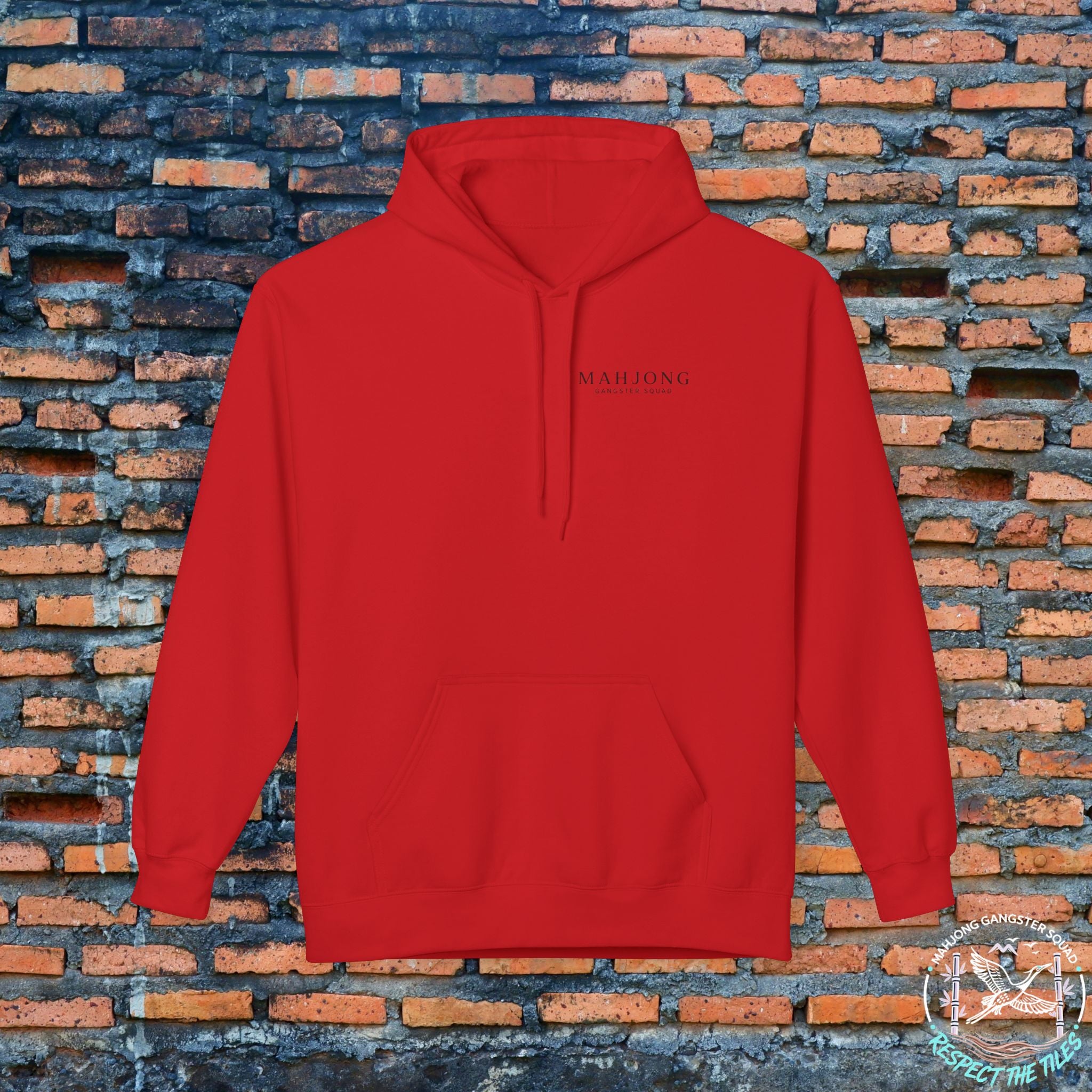 Mahjong Gangster Squad Hoodie — “Bams, Beers & Bad Decisions”