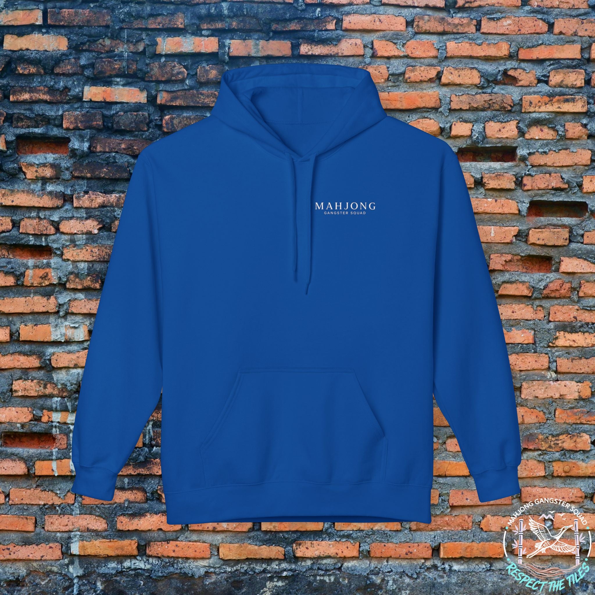 Mahjong Gangster Squad Hoodie — “Bams, Beers & Bad Decisions”