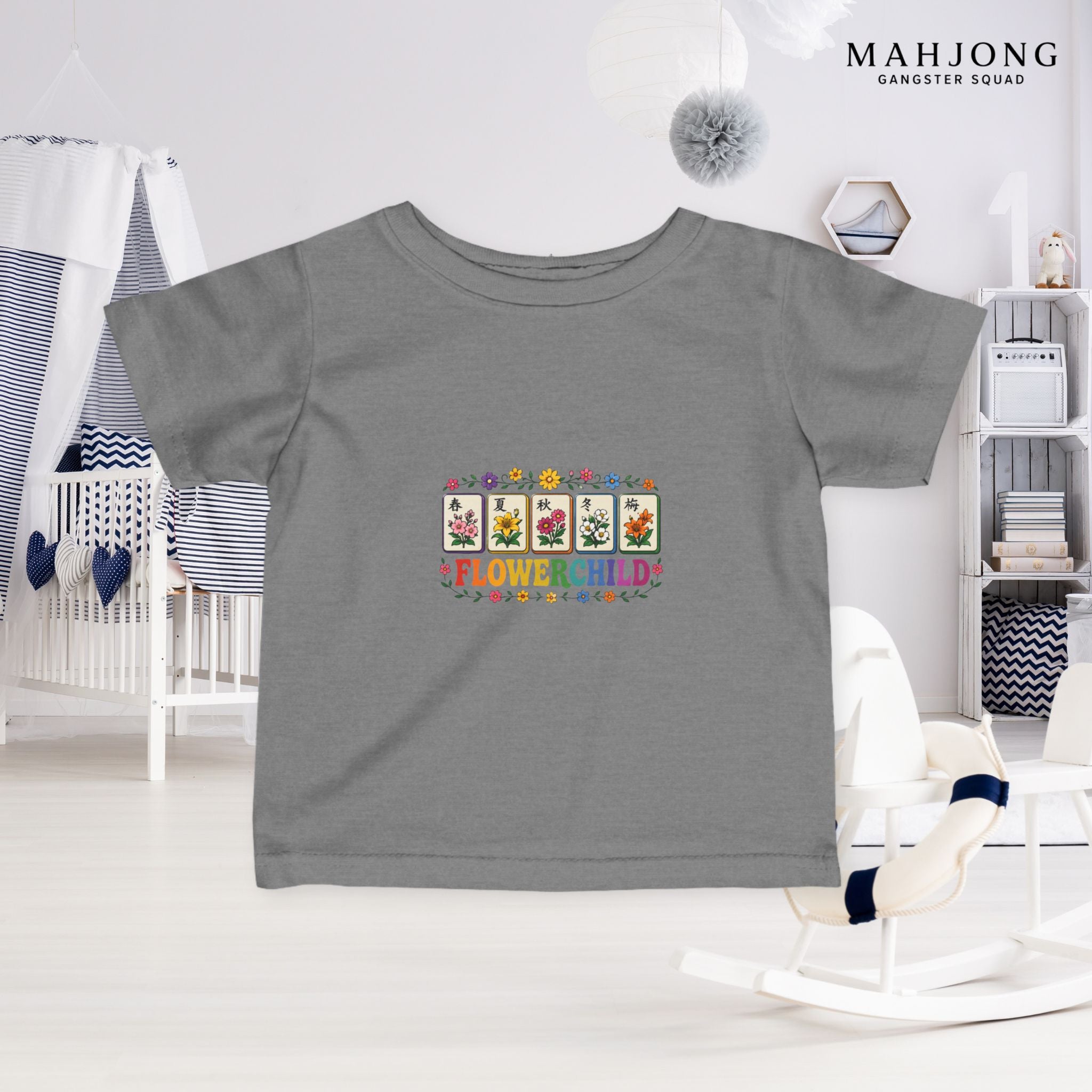 Mahjong Gangster Squad — ''Flower Child" Infant Tee