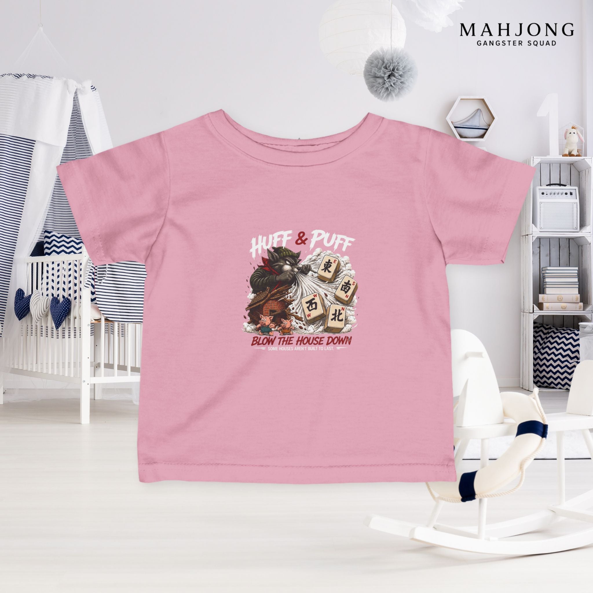 Mahjong Gangster Squad — ''Blow the House Down" Infant Tee