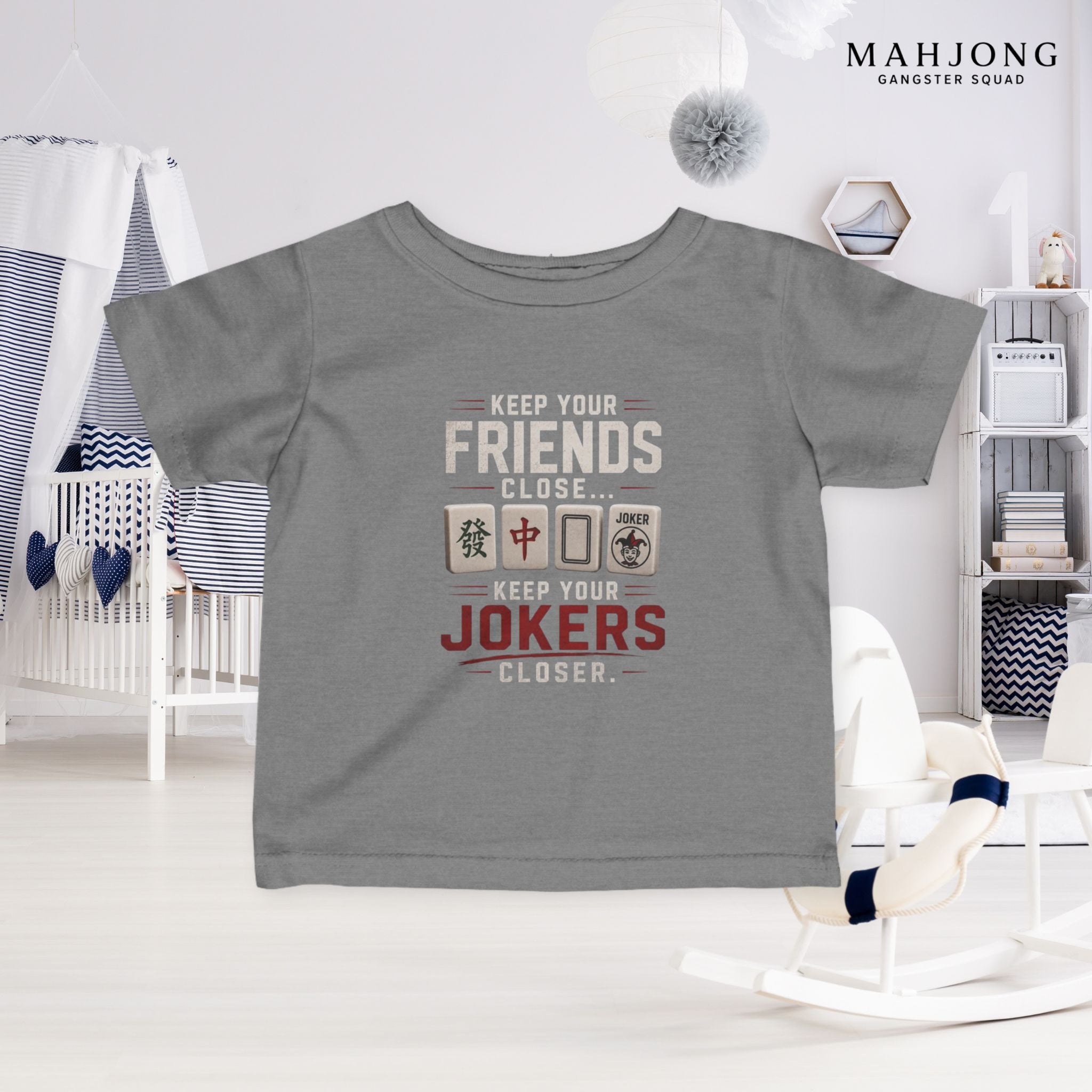 Mahjong Gangster Squad — ''Friends Close" Infant Tee